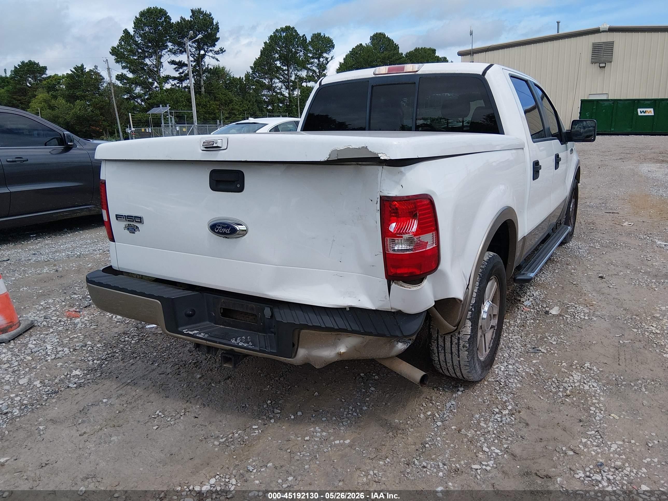 2005 Ford F-150 Lariat/xlt Белый vin: 1FTPW12515FB39585