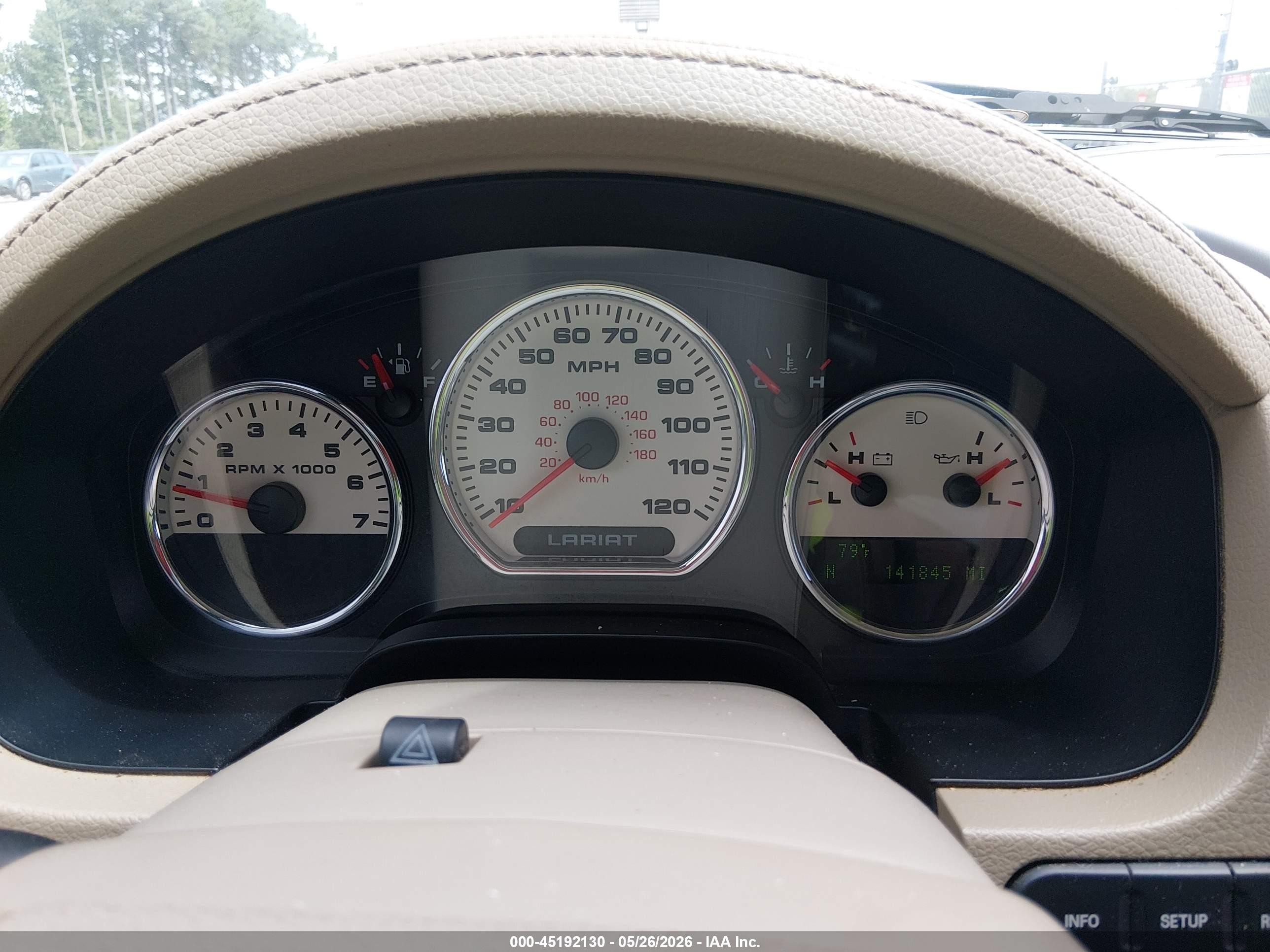 2005 Ford F-150 Lariat/xlt Белый vin: 1FTPW12515FB39585