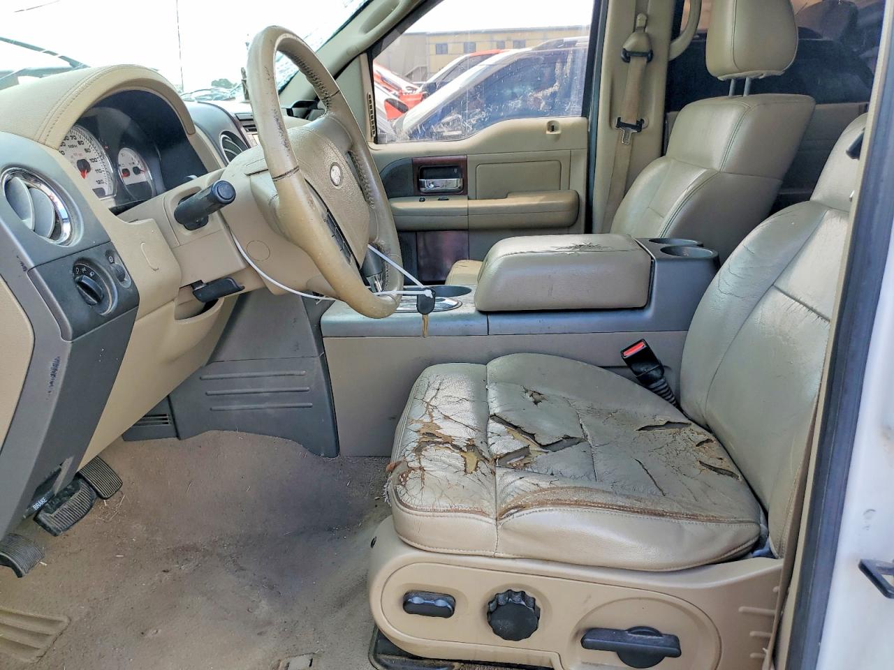 2005 Ford F150 Supercrew White vin: 1FTPW12515FB46231
