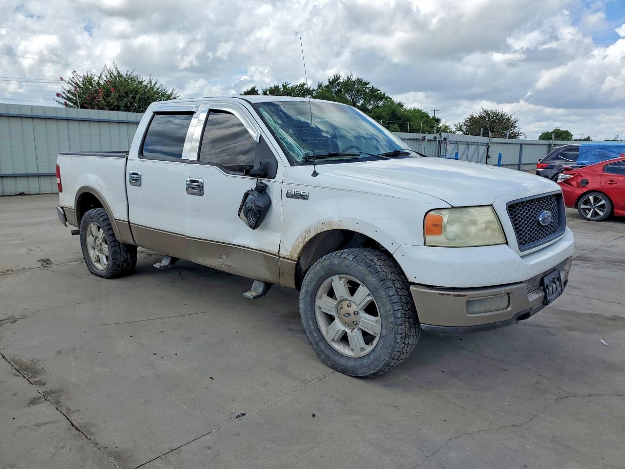 2005 Ford F150 Supercrew White vin: 1FTPW12515FB46231