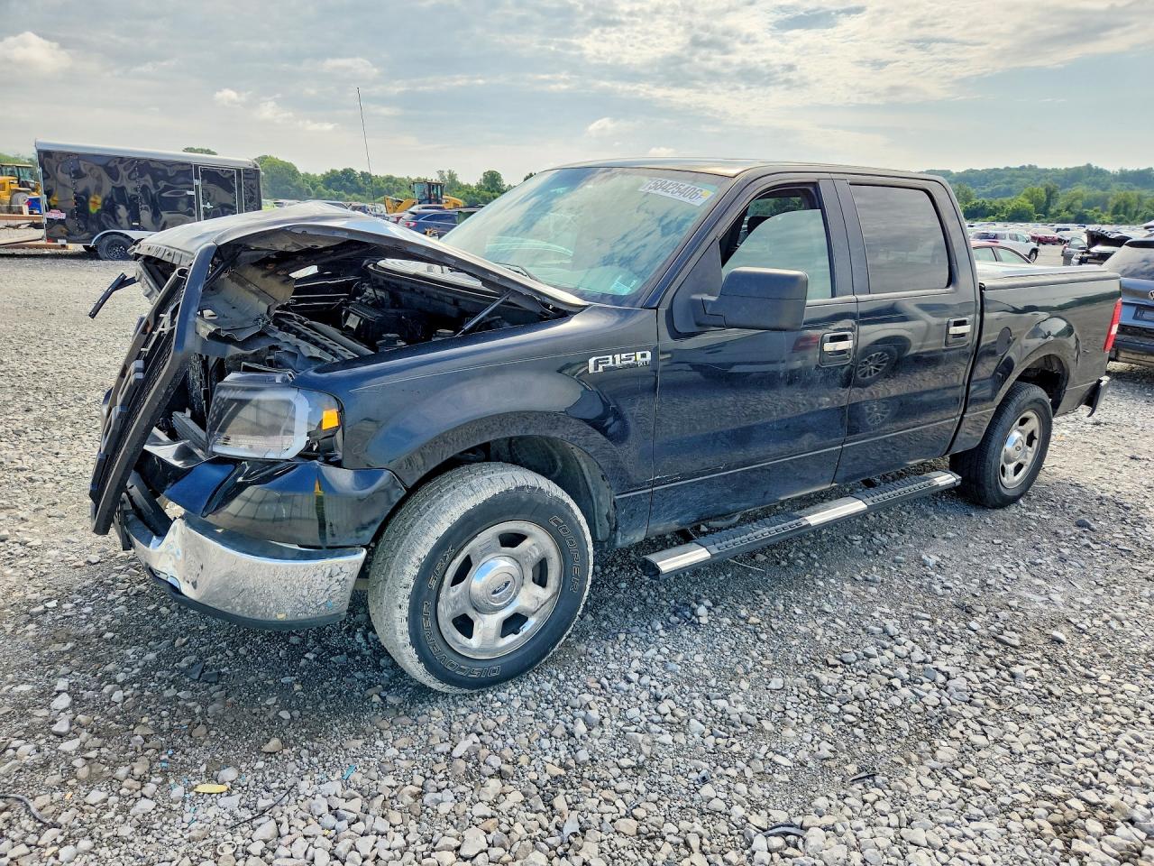 2005 Ford F150 Supercrew Black vin: 1FTPW12515FB66477