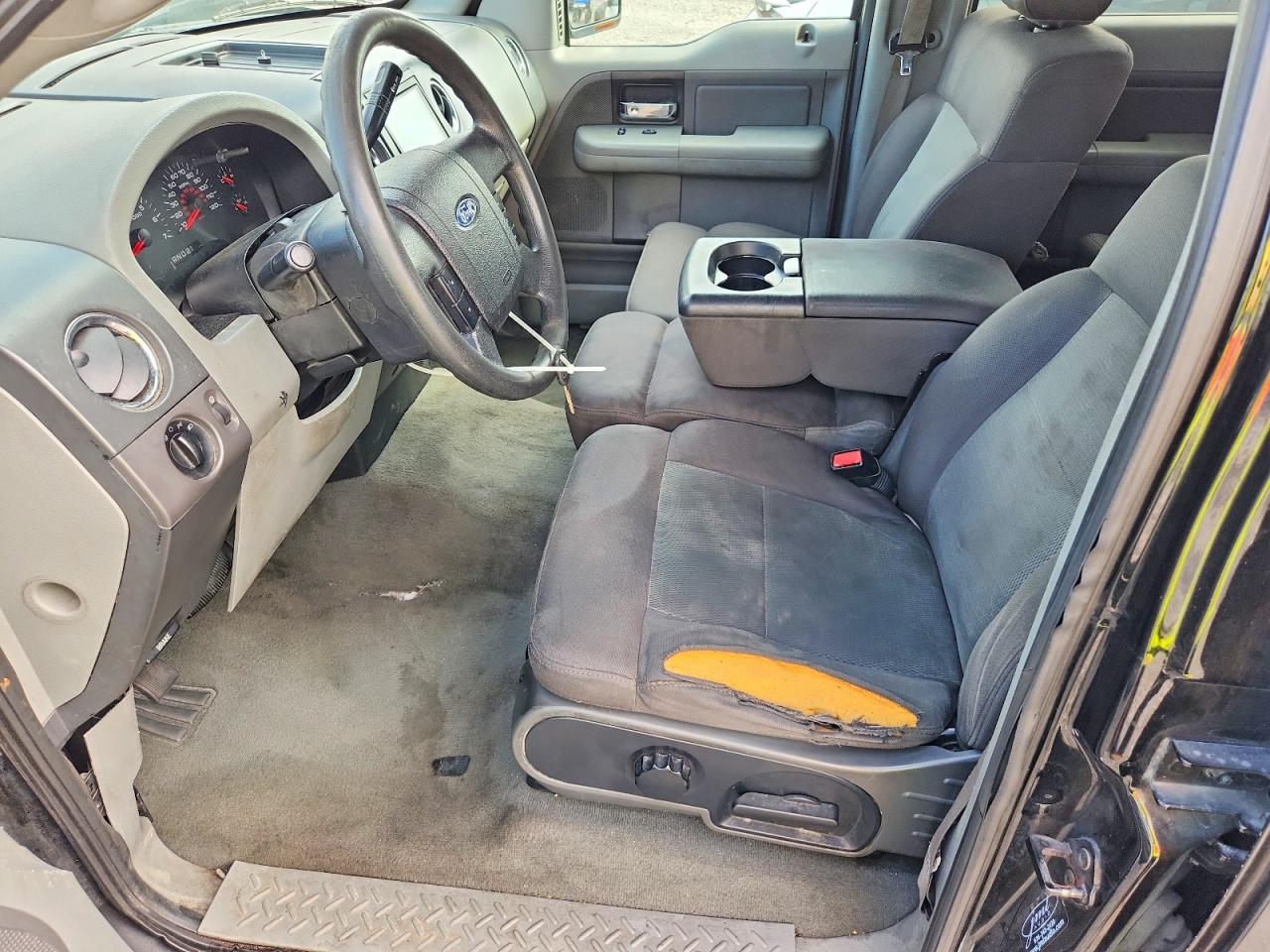2005 Ford F150 Supercrew Black vin: 1FTPW12515FB66477