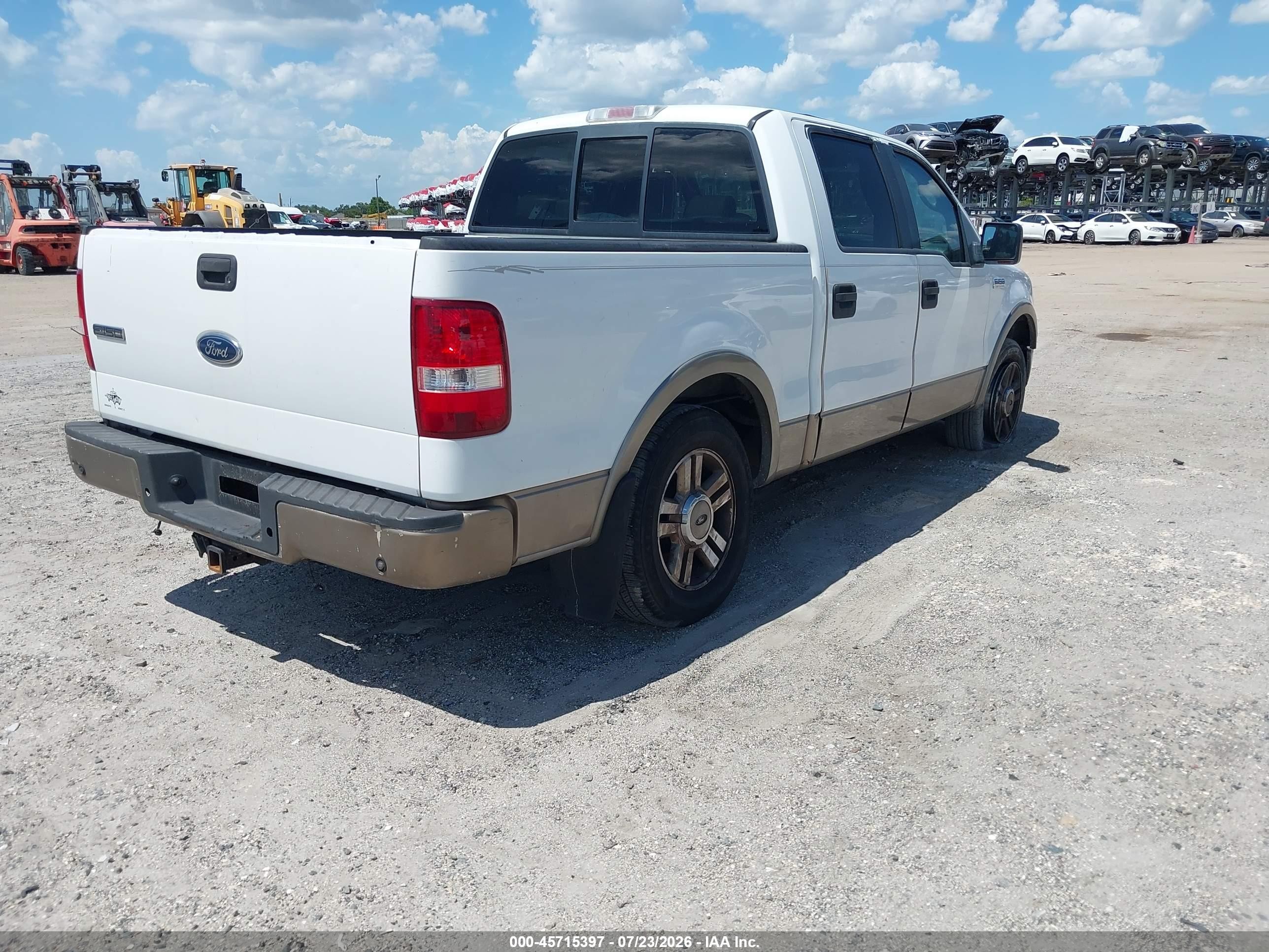 2005 Ford F-150 Lariat/xlt Белый vin: 1FTPW12515KC64822