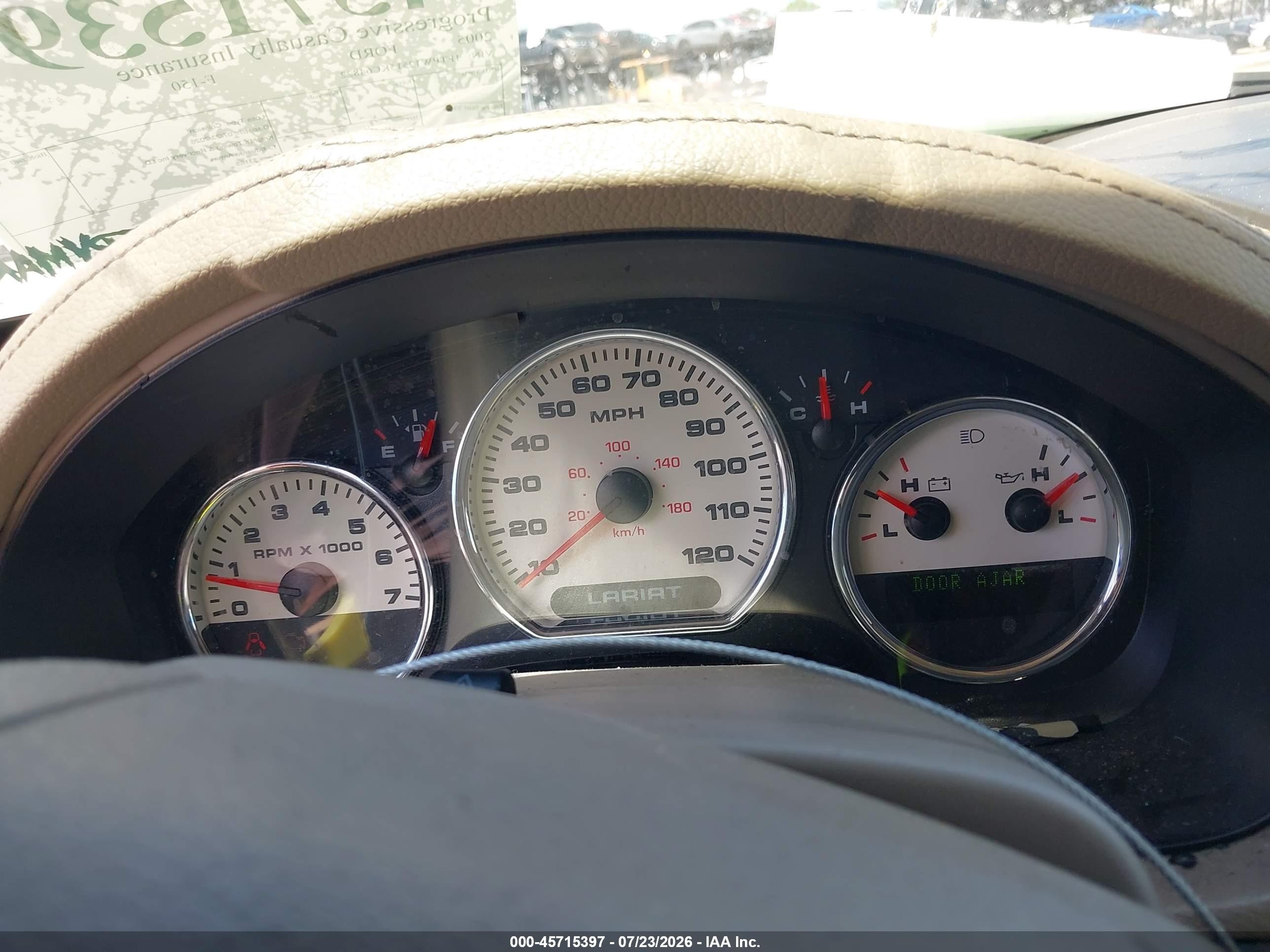 2005 Ford F-150 Lariat/xlt Белый vin: 1FTPW12515KC64822