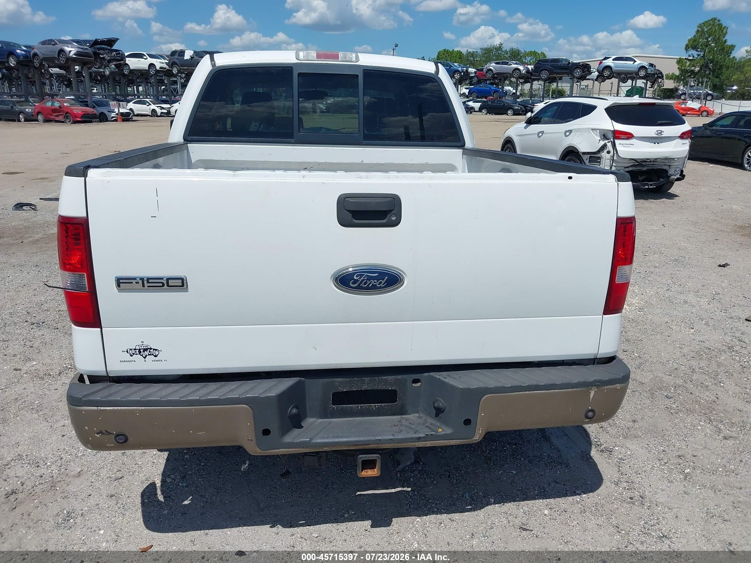 2005 Ford F-150 Lariat/xlt Белый vin: 1FTPW12515KC64822