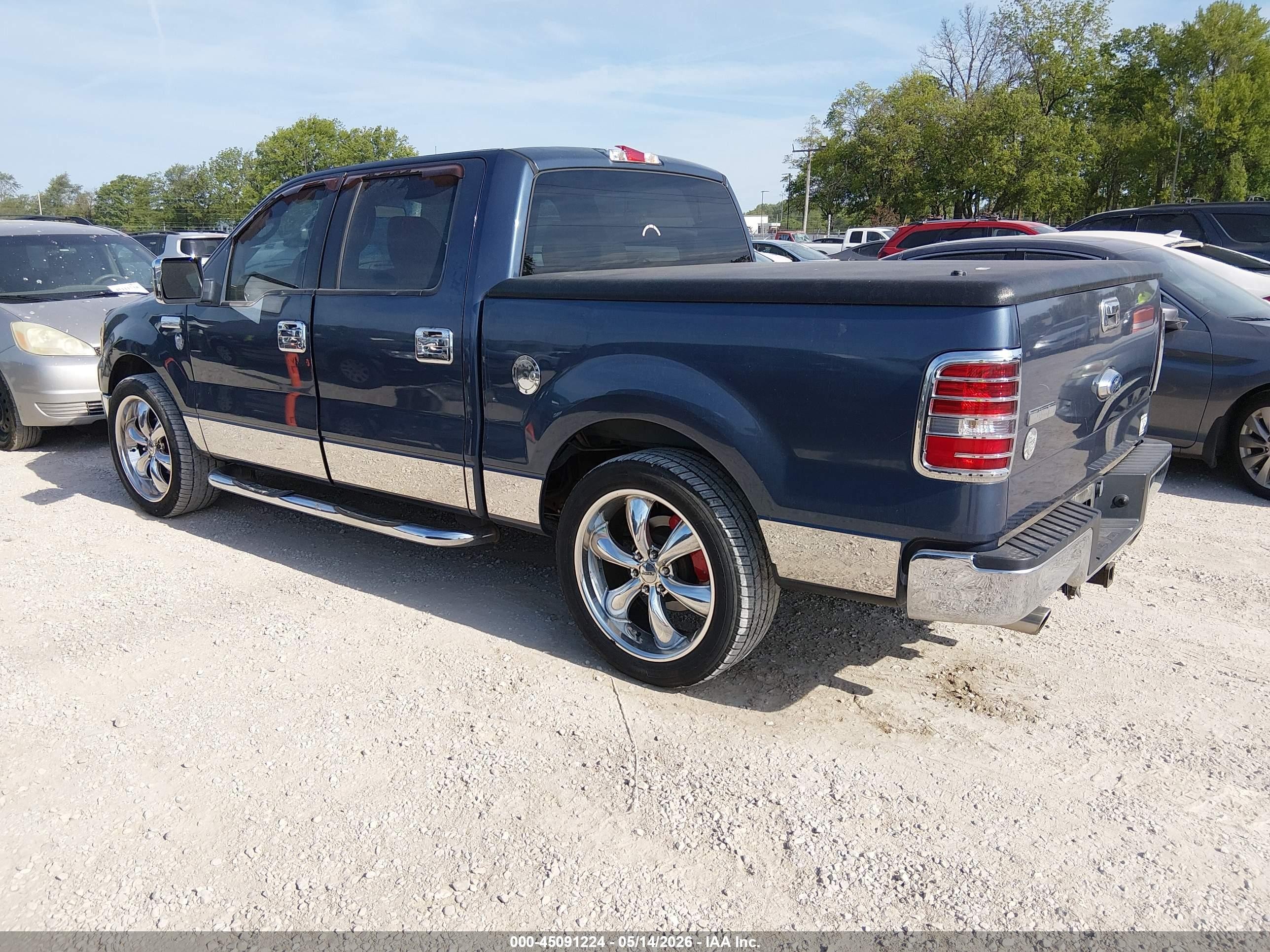 2005 Ford F-150 Lariat/xlt Gray vin: 1FTPW12515KE20132