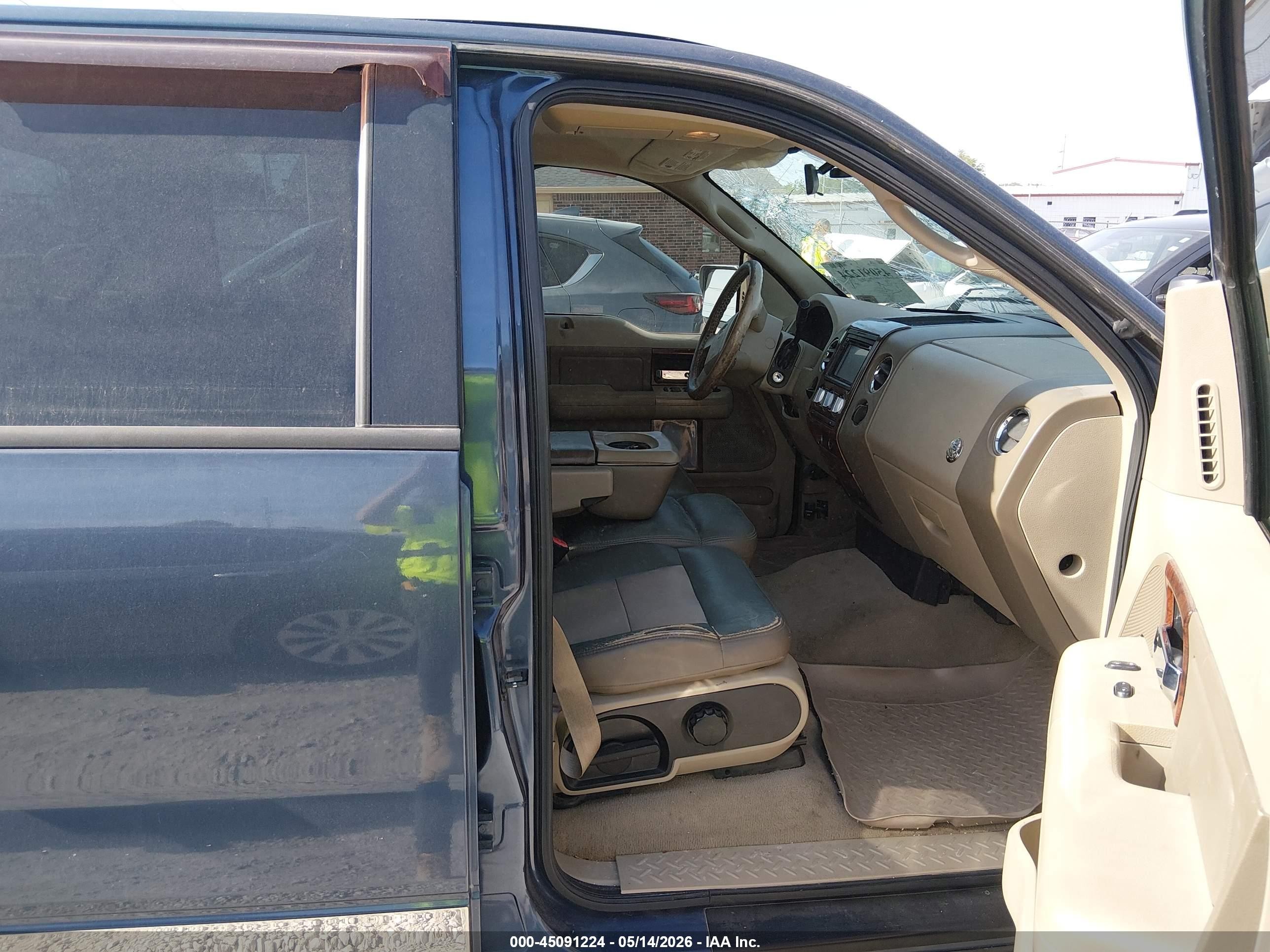 2005 Ford F-150 Lariat/xlt Gray vin: 1FTPW12515KE20132