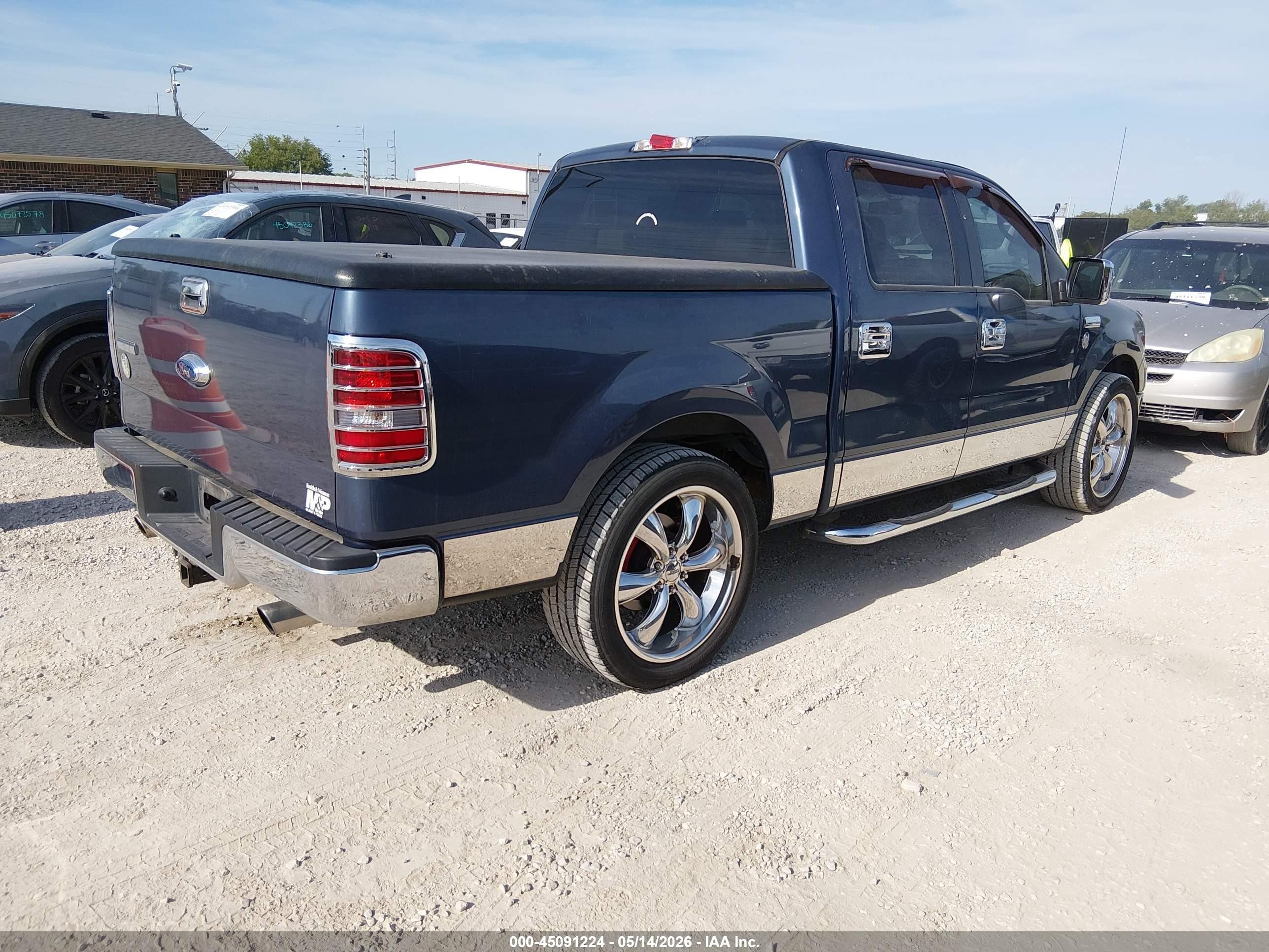 2005 Ford F-150 Lariat/xlt Gray vin: 1FTPW12515KE20132