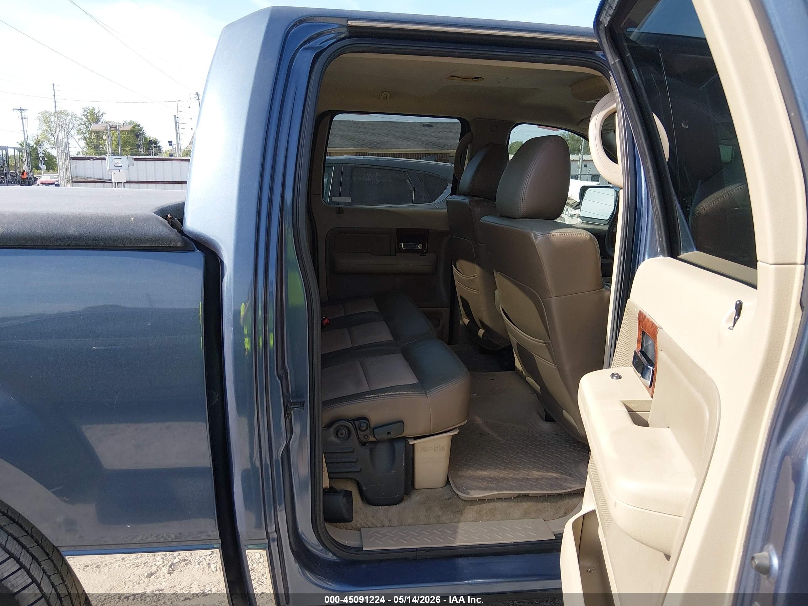 2005 Ford F-150 Lariat/xlt Gray vin: 1FTPW12515KE20132