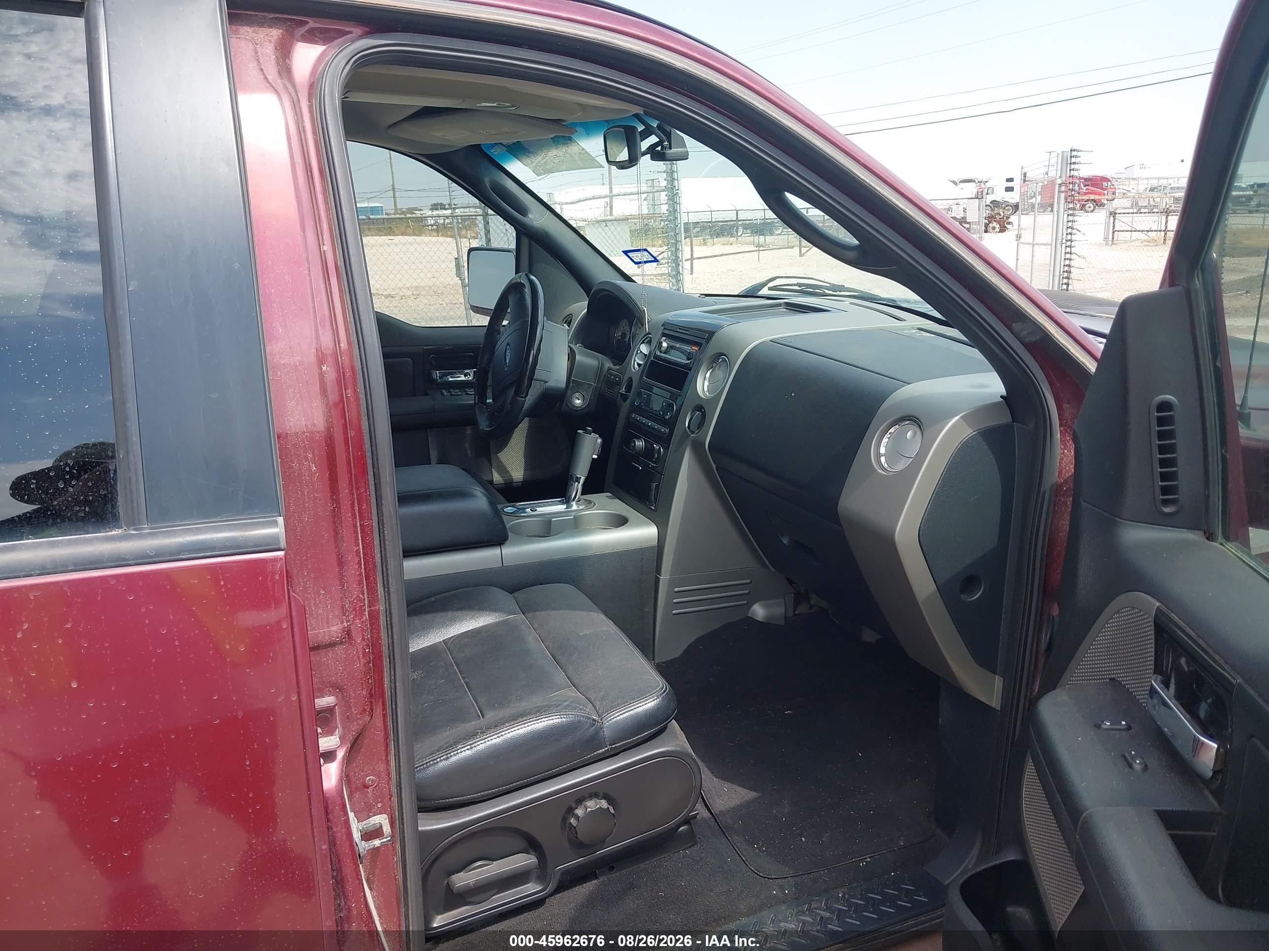 2006 Ford F-150 Lariat/xlt Maroon vin: 1FTPW12516FA83486