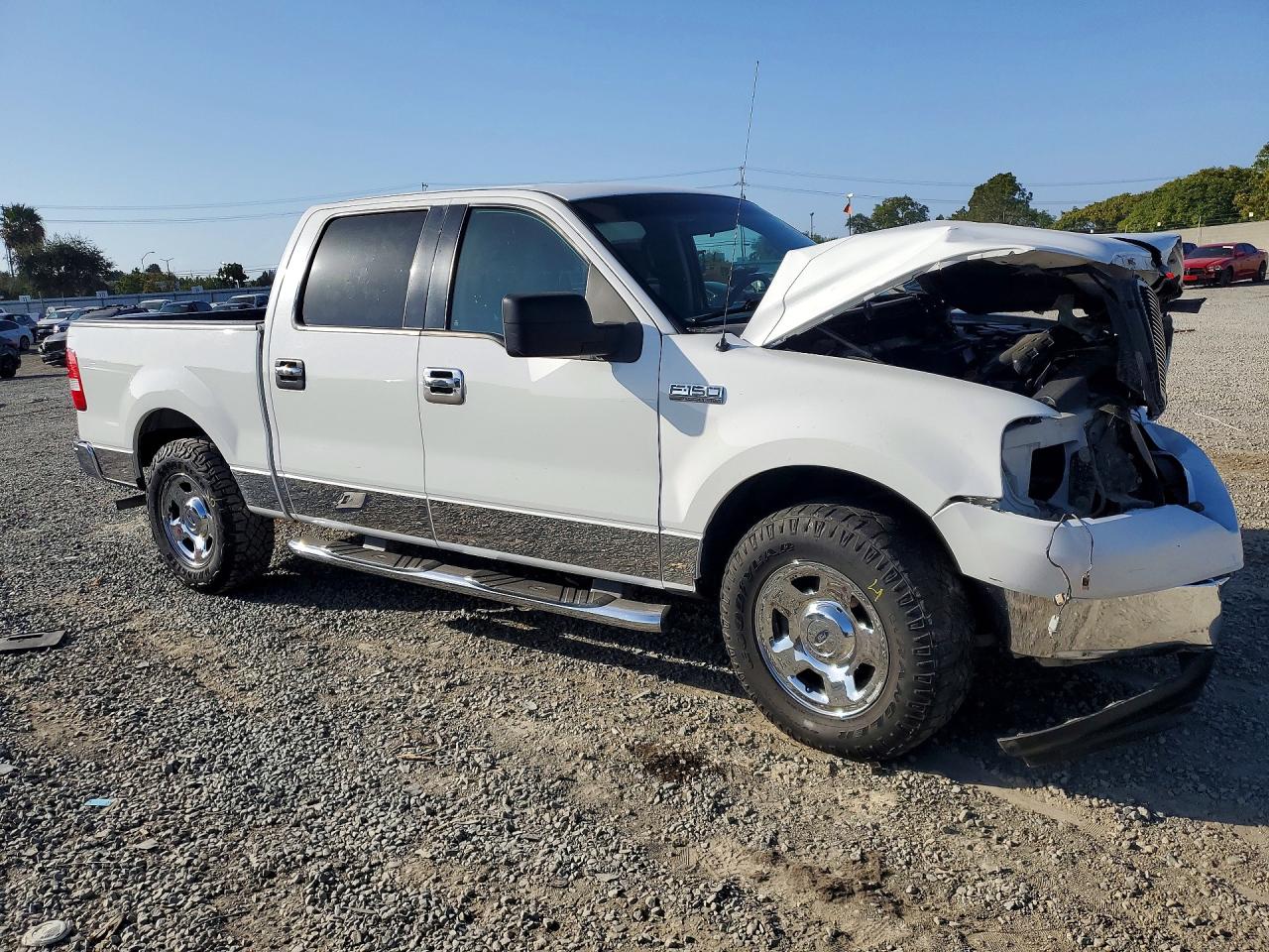 2006 Ford F150 Supercrew White vin: 1FTPW12516KC46225