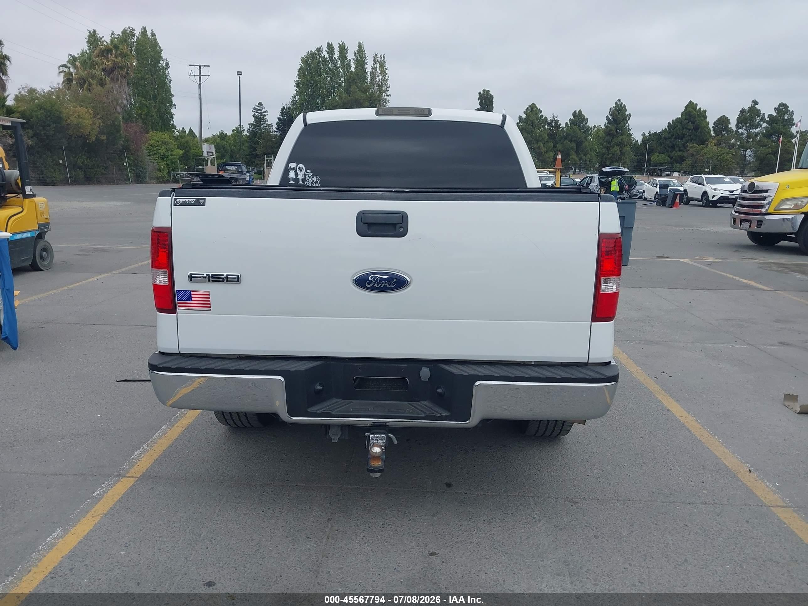2006 Ford F-150 Lariat/xlt White vin: 1FTPW12516KC58844