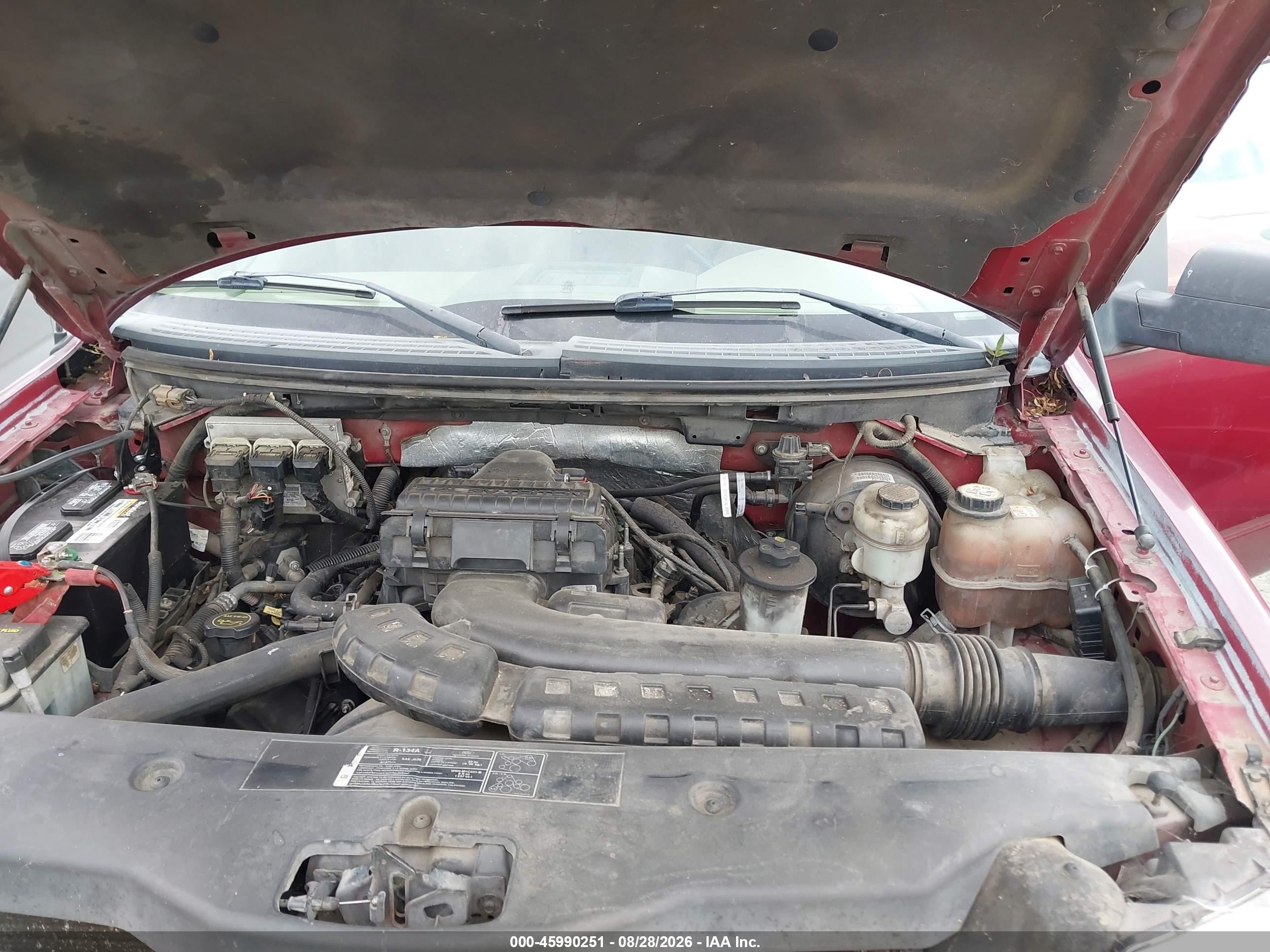 2006 Ford F-150 Lariat/xlt Red vin: 1FTPW12516KE00013
