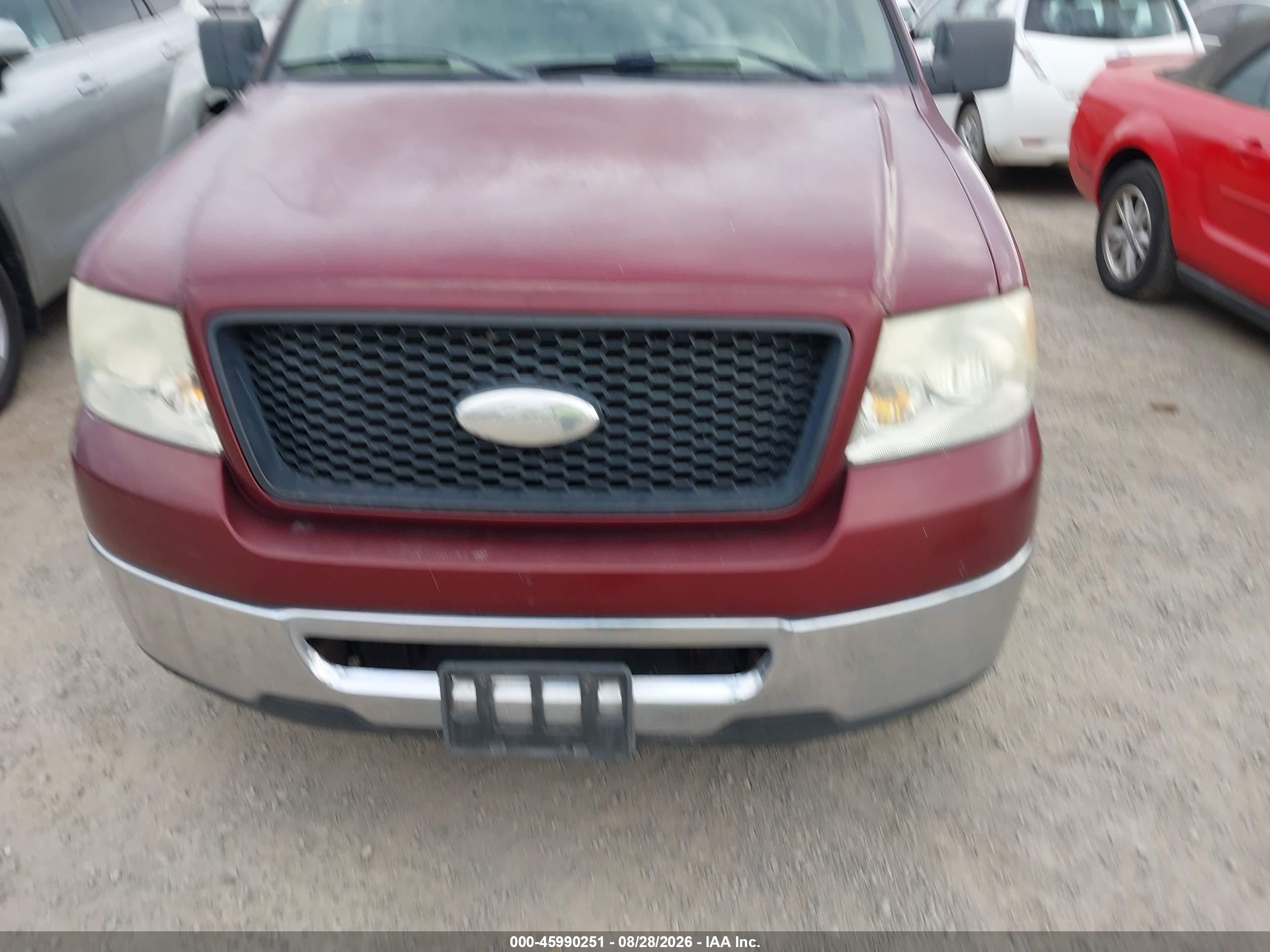 2006 Ford F-150 Lariat/xlt Red vin: 1FTPW12516KE00013