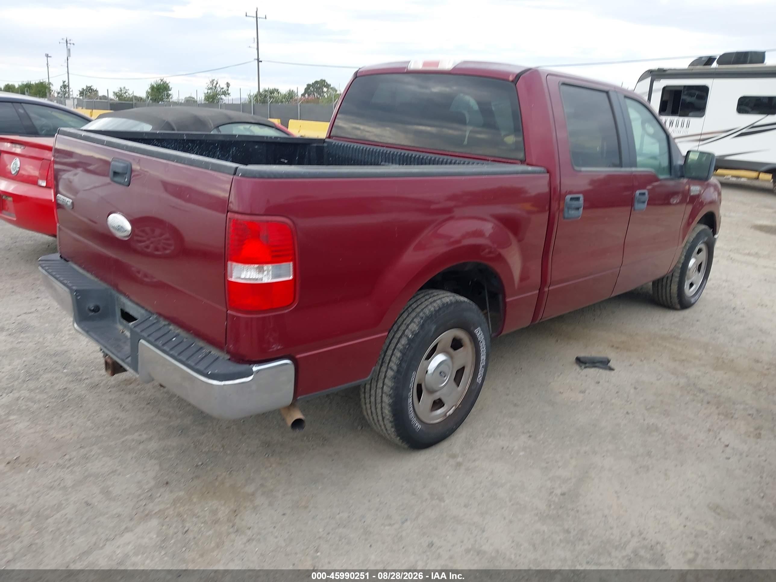 2006 Ford F-150 Lariat/xlt Red vin: 1FTPW12516KE00013