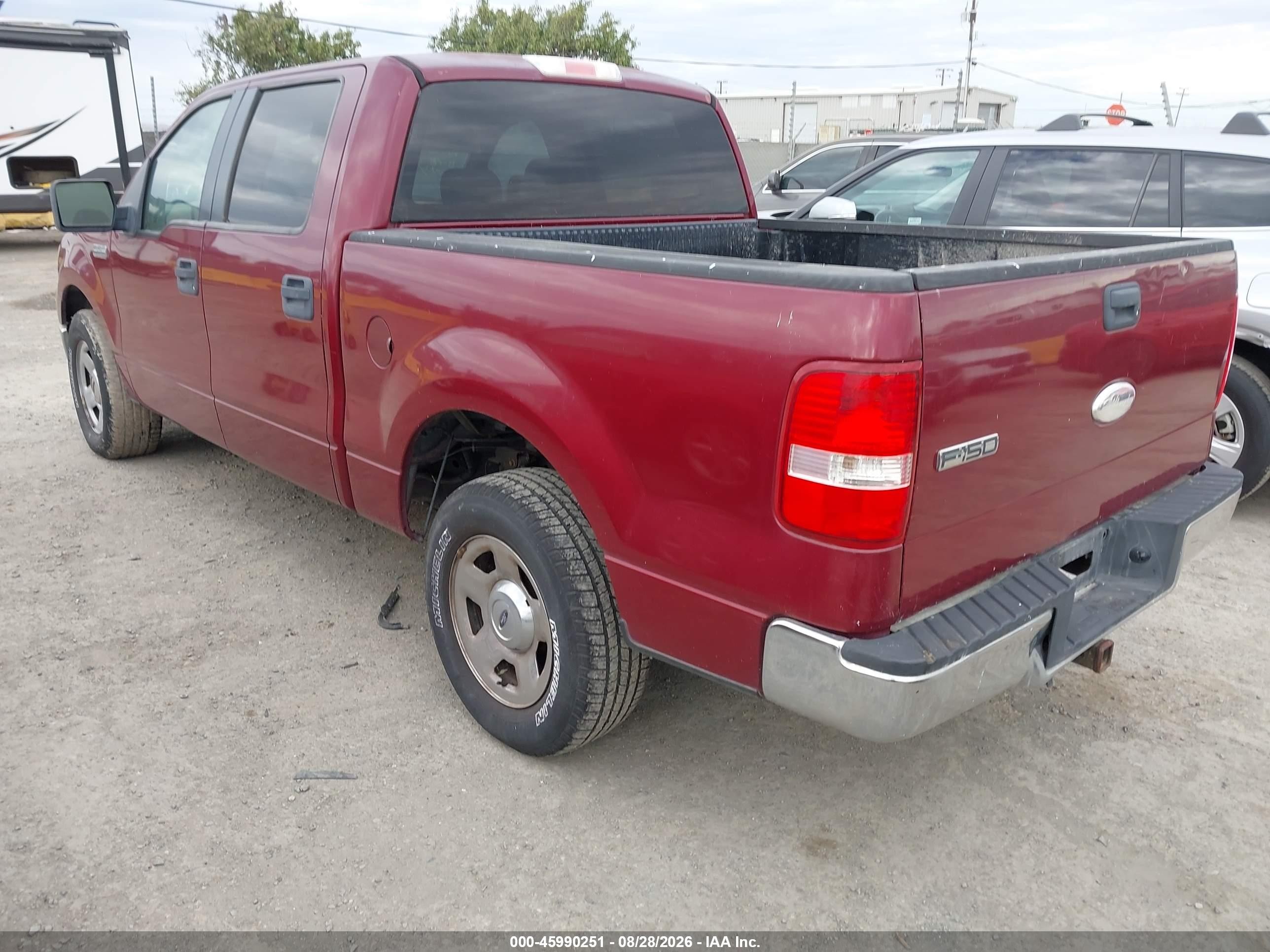 2006 Ford F-150 Lariat/xlt Red vin: 1FTPW12516KE00013