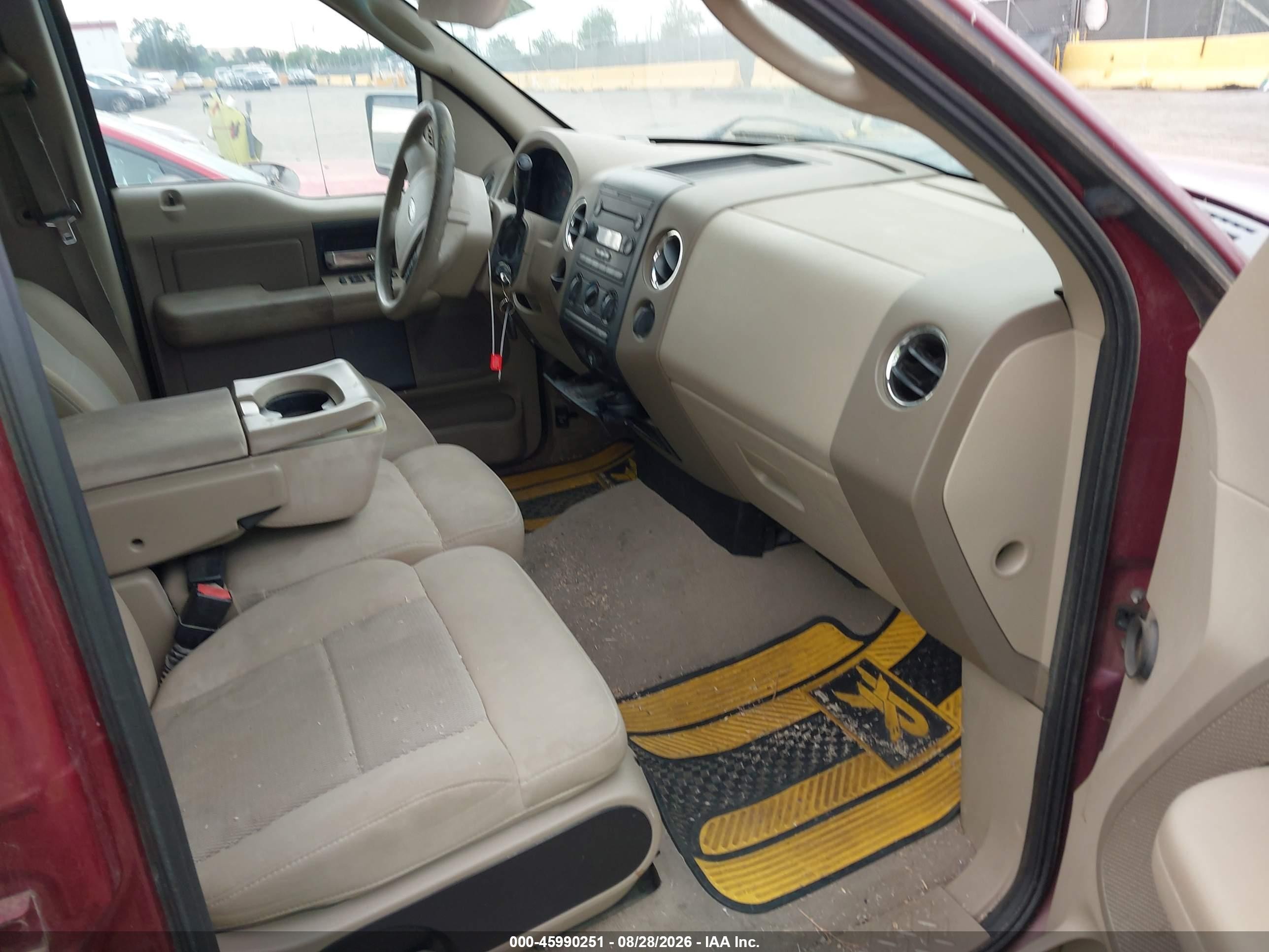 2006 Ford F-150 Lariat/xlt Red vin: 1FTPW12516KE00013