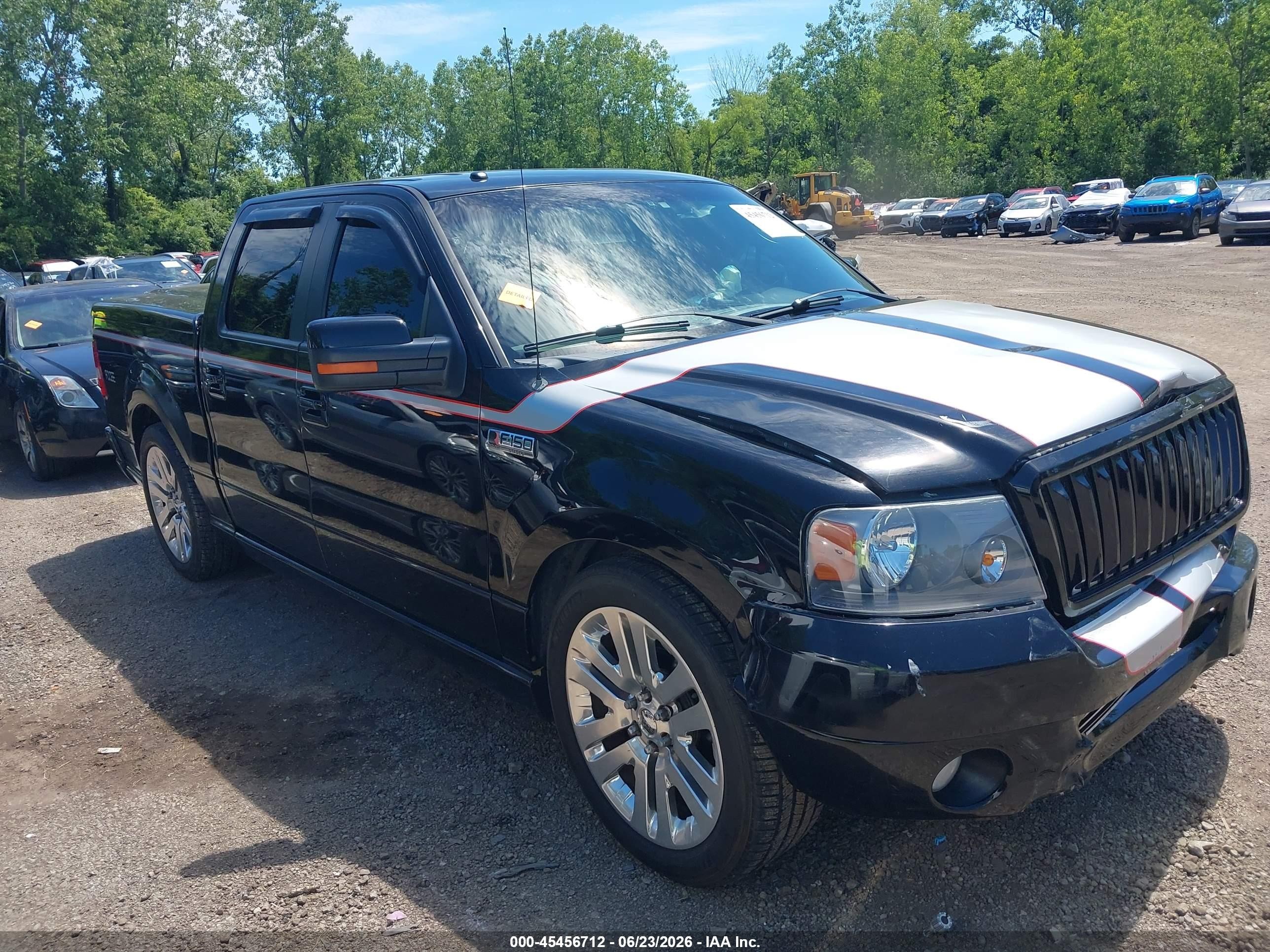 2008 Ford F-150 60th Anniversary/fx2/king Ranch/lariat/limited/xlt Black vin: 1FTPW12518KD58428