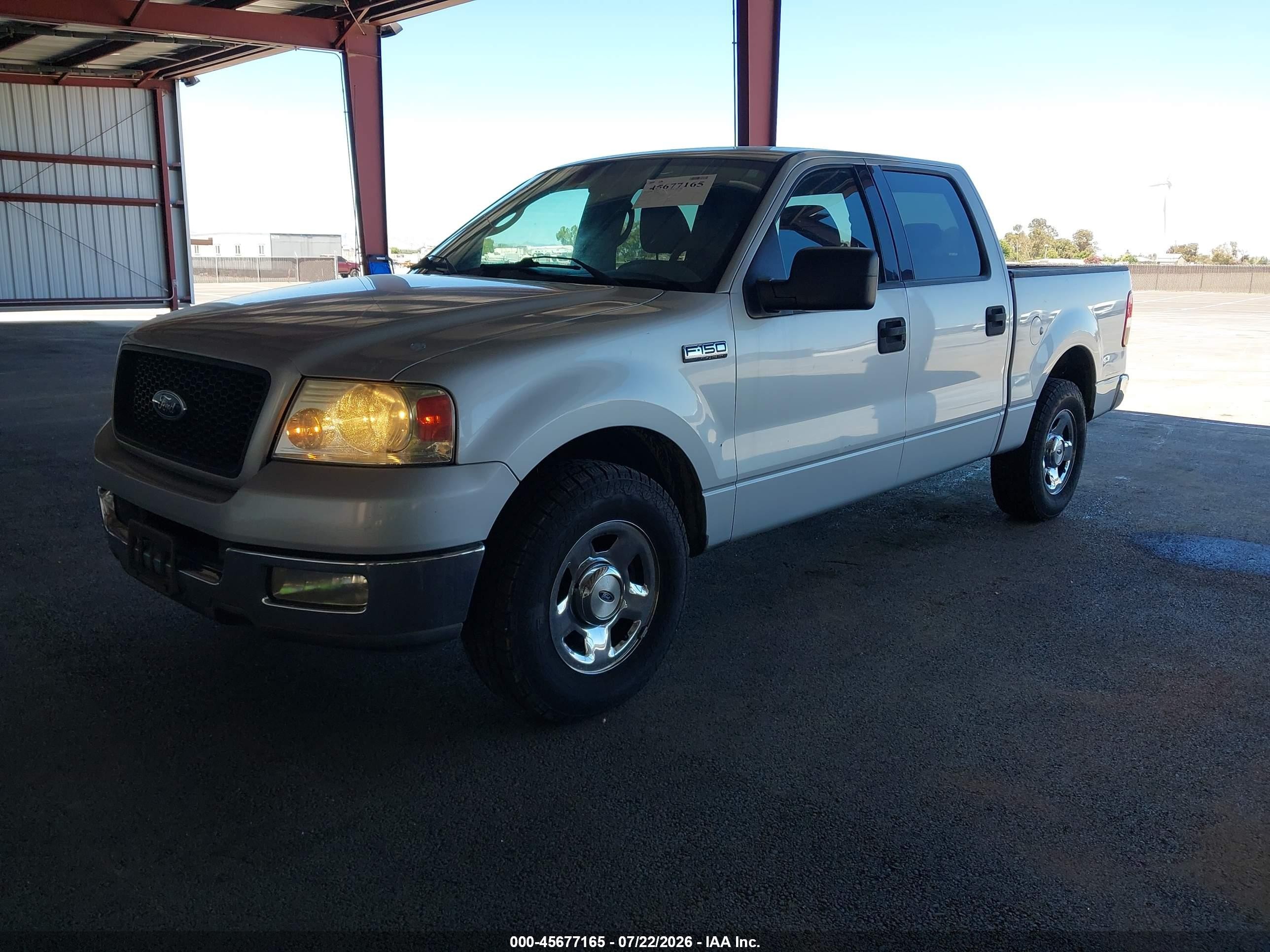 2004 Ford F-150 Lariat/xlt Silver vin: 1FTPW12524KC57246