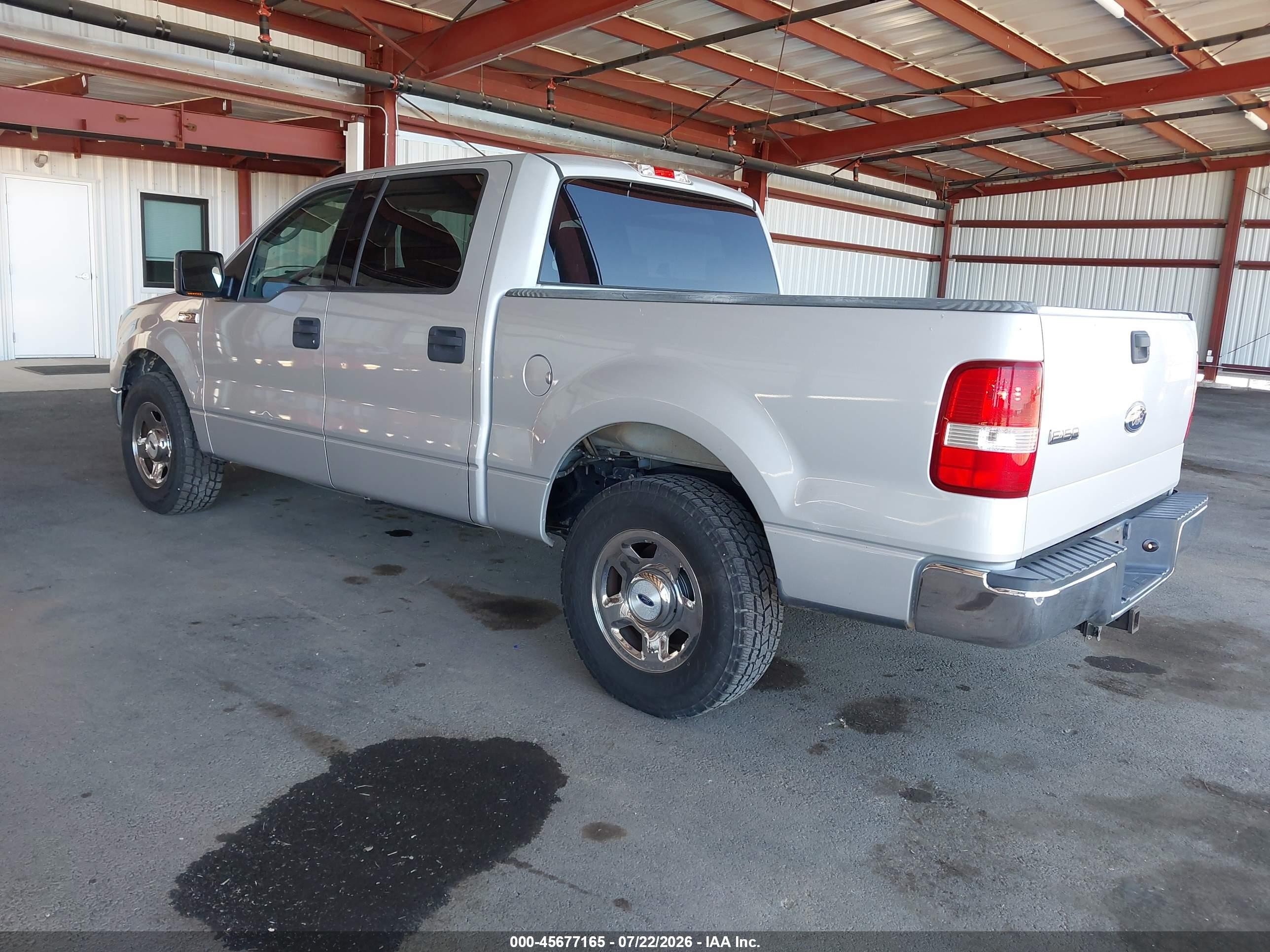 2004 Ford F-150 Lariat/xlt Silver vin: 1FTPW12524KC57246