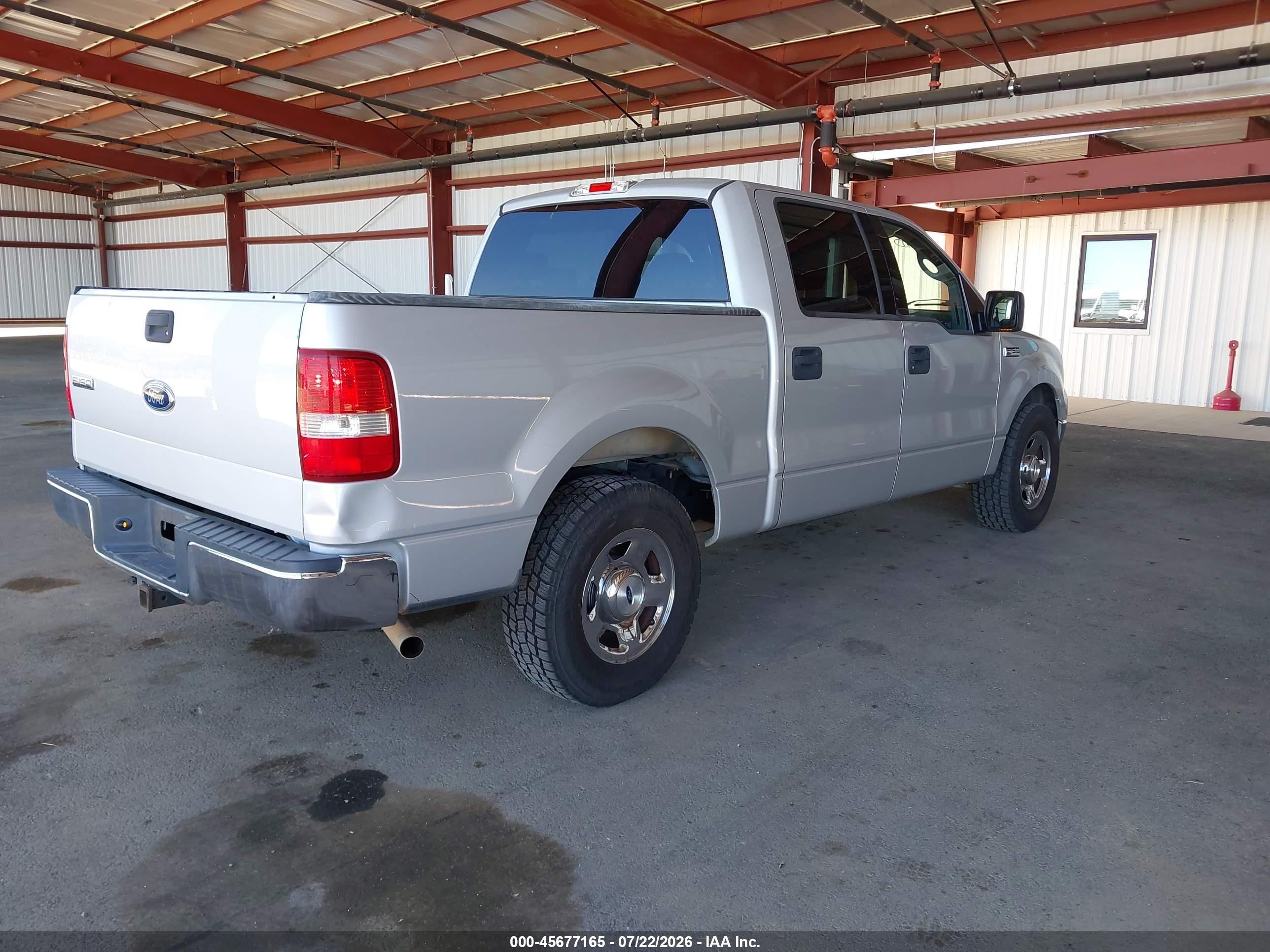 2004 Ford F-150 Lariat/xlt Silver vin: 1FTPW12524KC57246