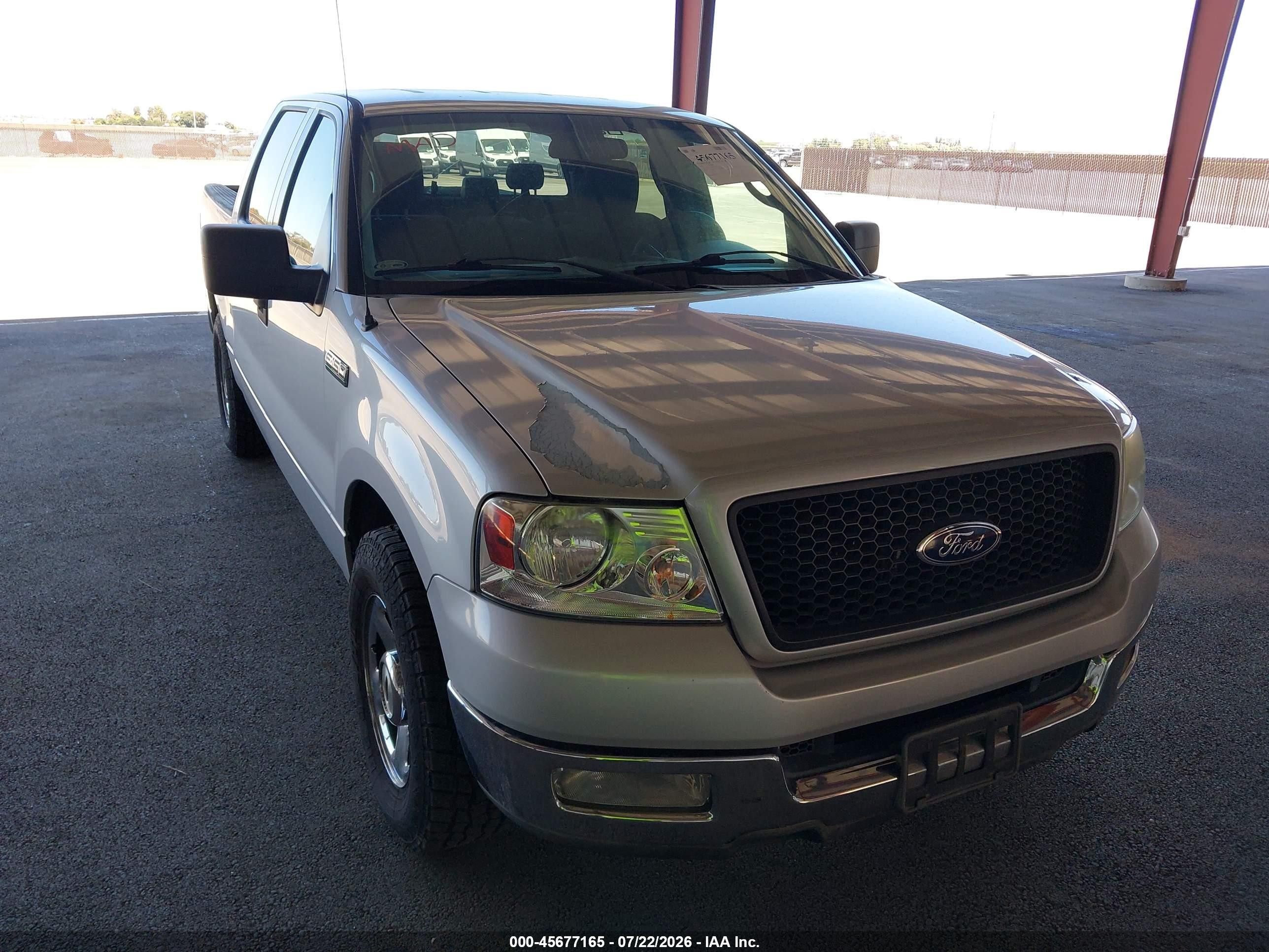 2004 Ford F-150 Lariat/xlt Silver vin: 1FTPW12524KC57246