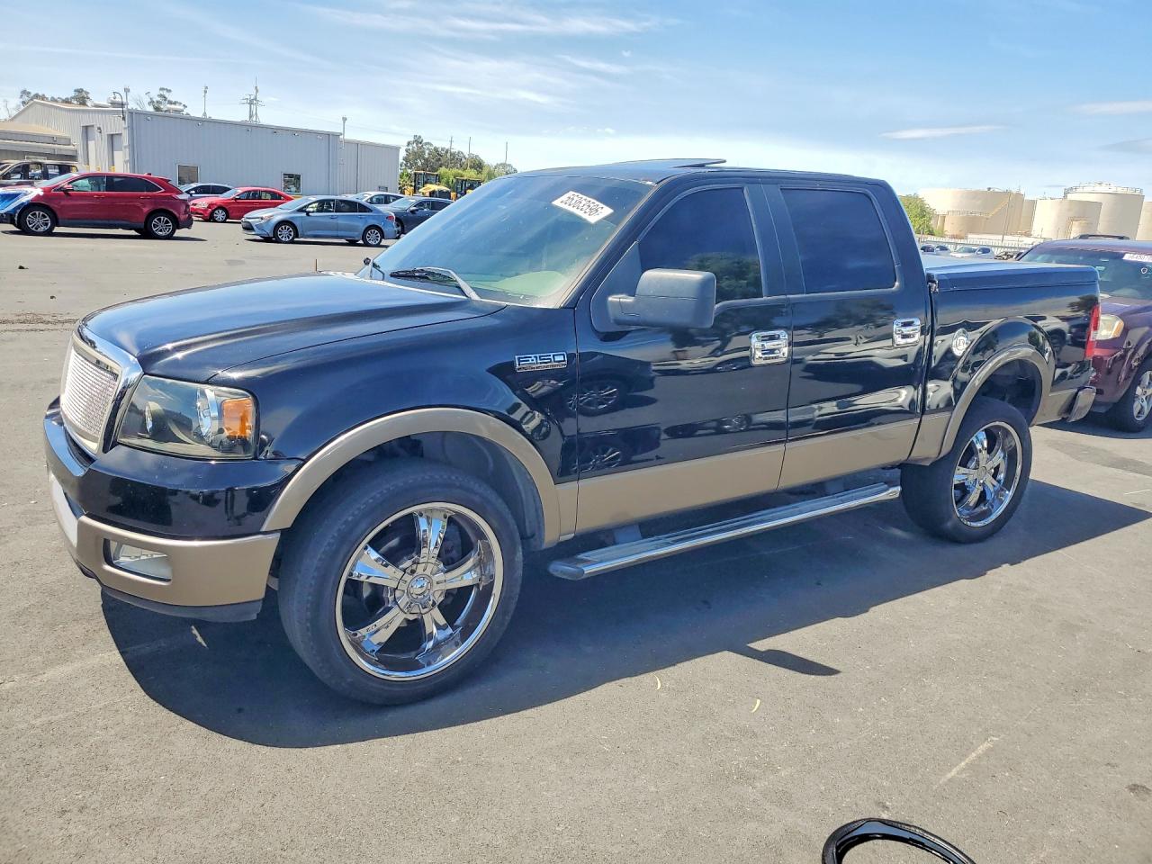 2005 Ford F150 Supercrew Black vin: 1FTPW12525FB55567