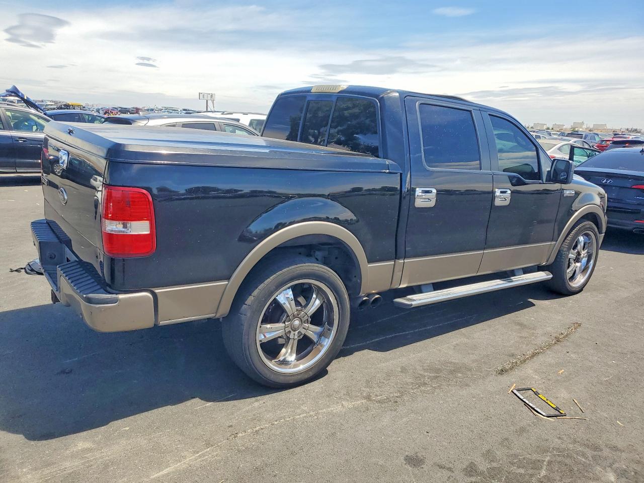 2005 Ford F150 Supercrew Black vin: 1FTPW12525FB55567