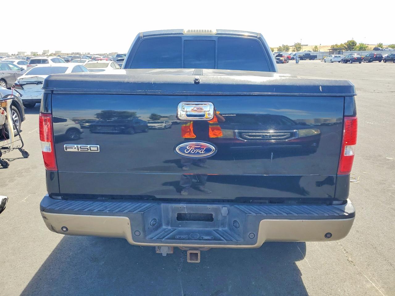 2005 Ford F150 Supercrew Black vin: 1FTPW12525FB55567