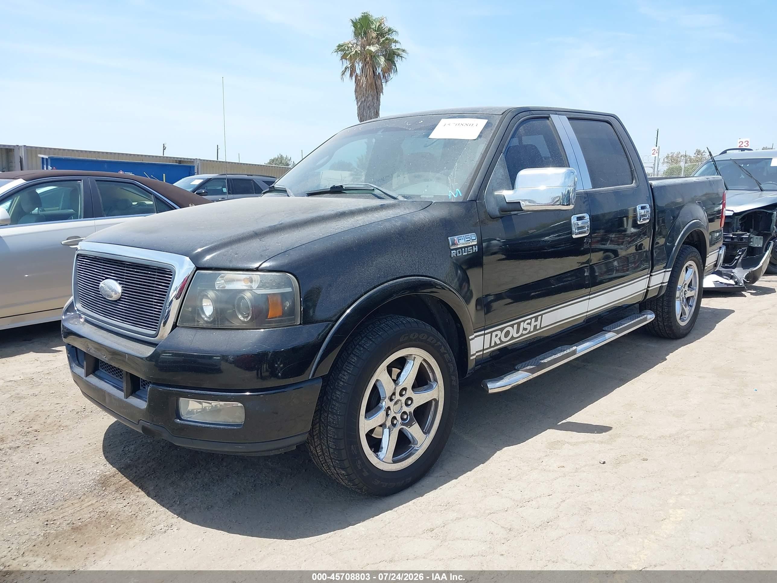 2005 Ford F-150 Lariat/xlt Black vin: 1FTPW12525KB79861