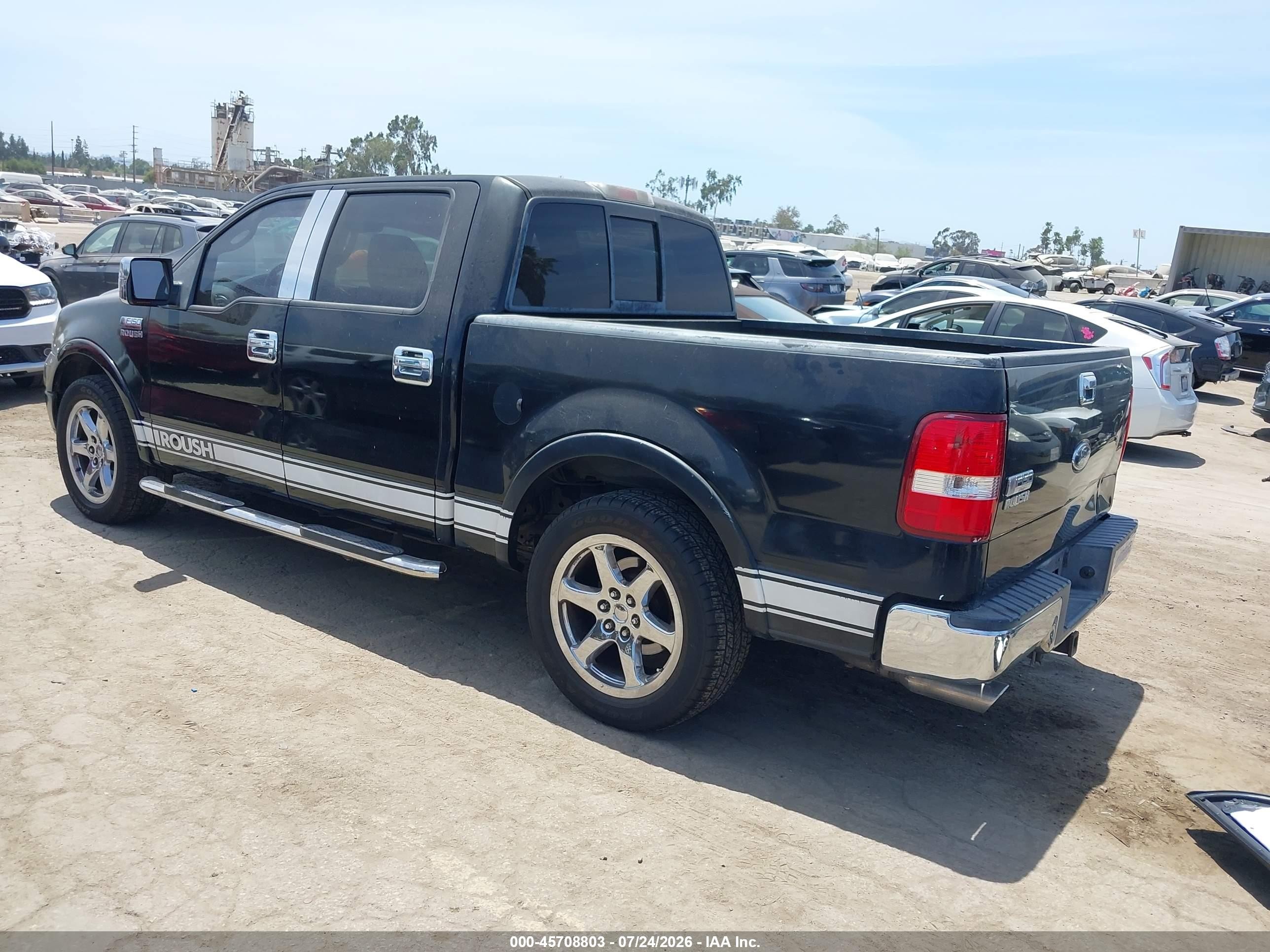 2005 Ford F-150 Lariat/xlt Black vin: 1FTPW12525KB79861