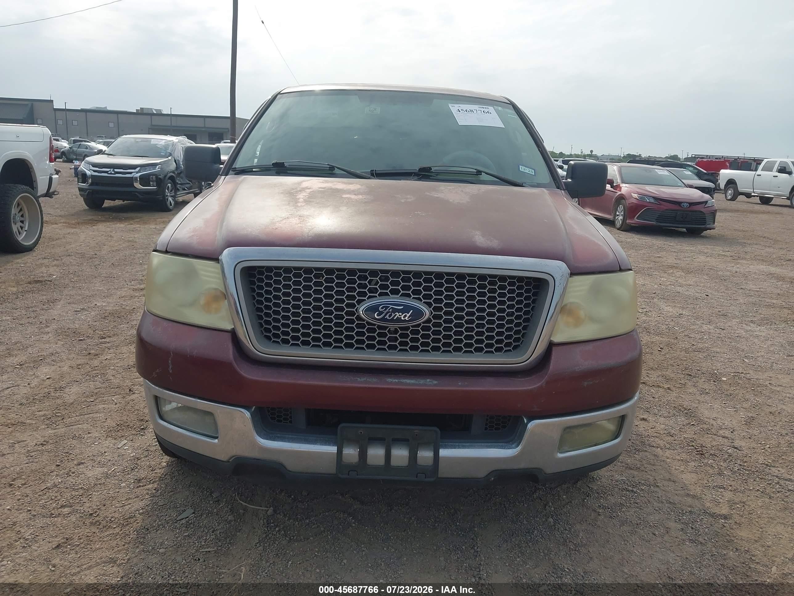 2005 Ford F-150 Lariat/xlt Maroon vin: 1FTPW12525KD47806