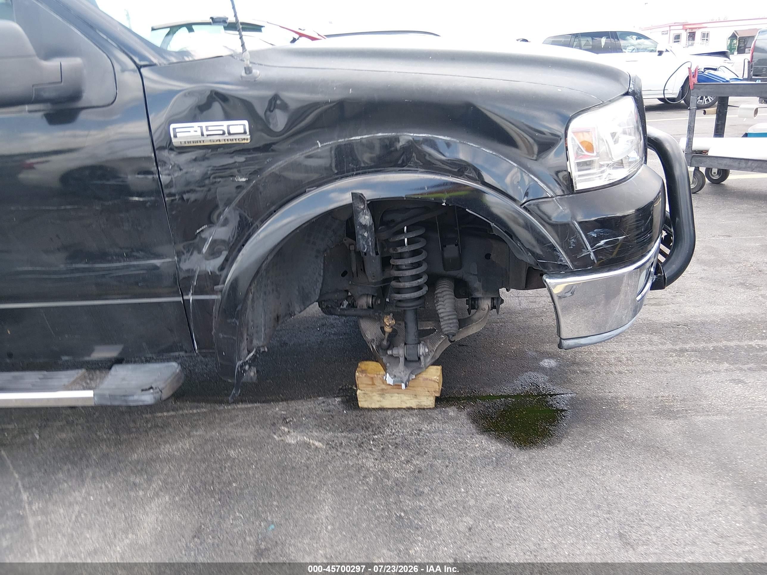2005 Ford F-150 Lariat/xlt Black vin: 1FTPW12525KE29194