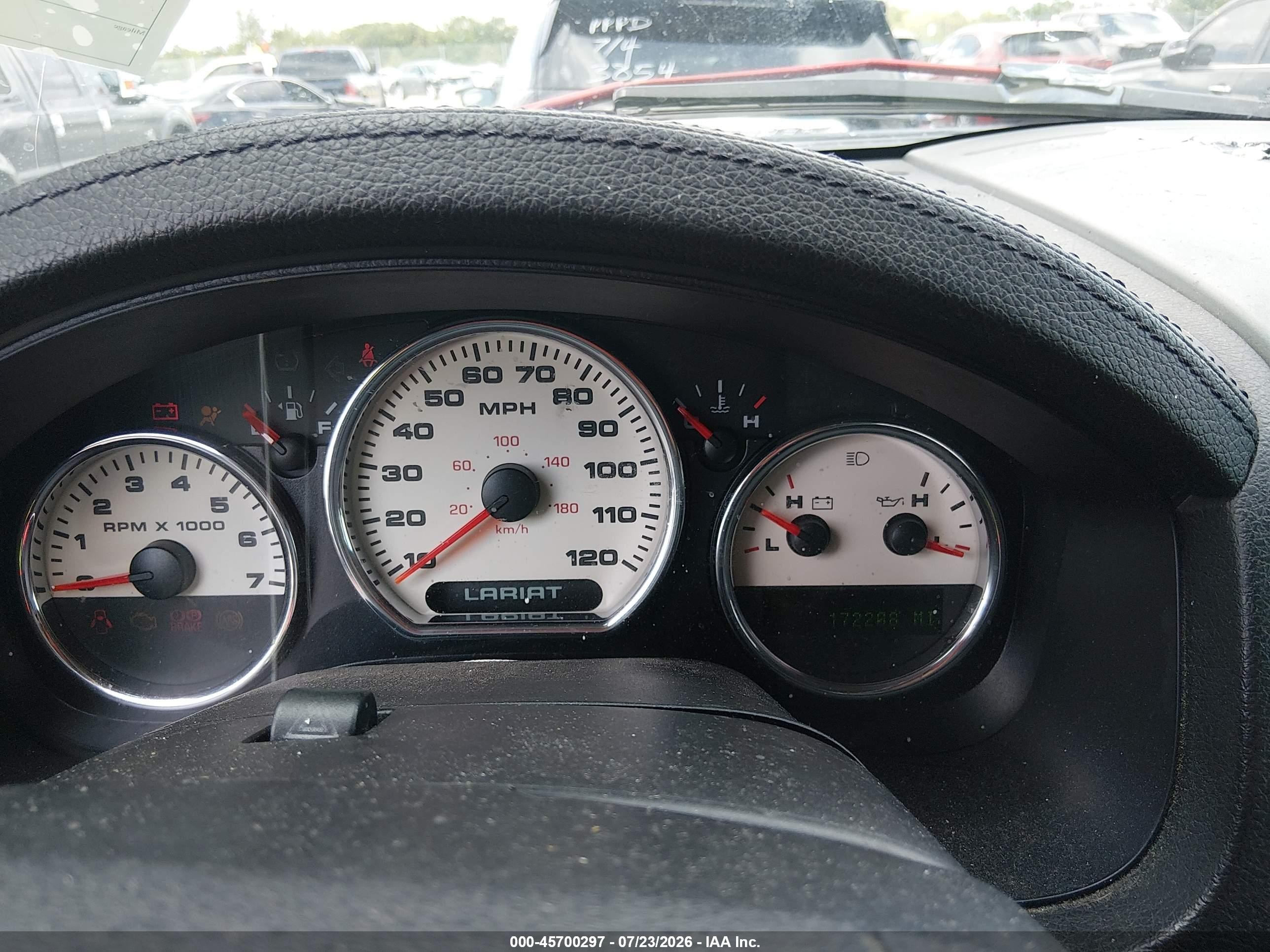 2005 Ford F-150 Lariat/xlt Black vin: 1FTPW12525KE29194