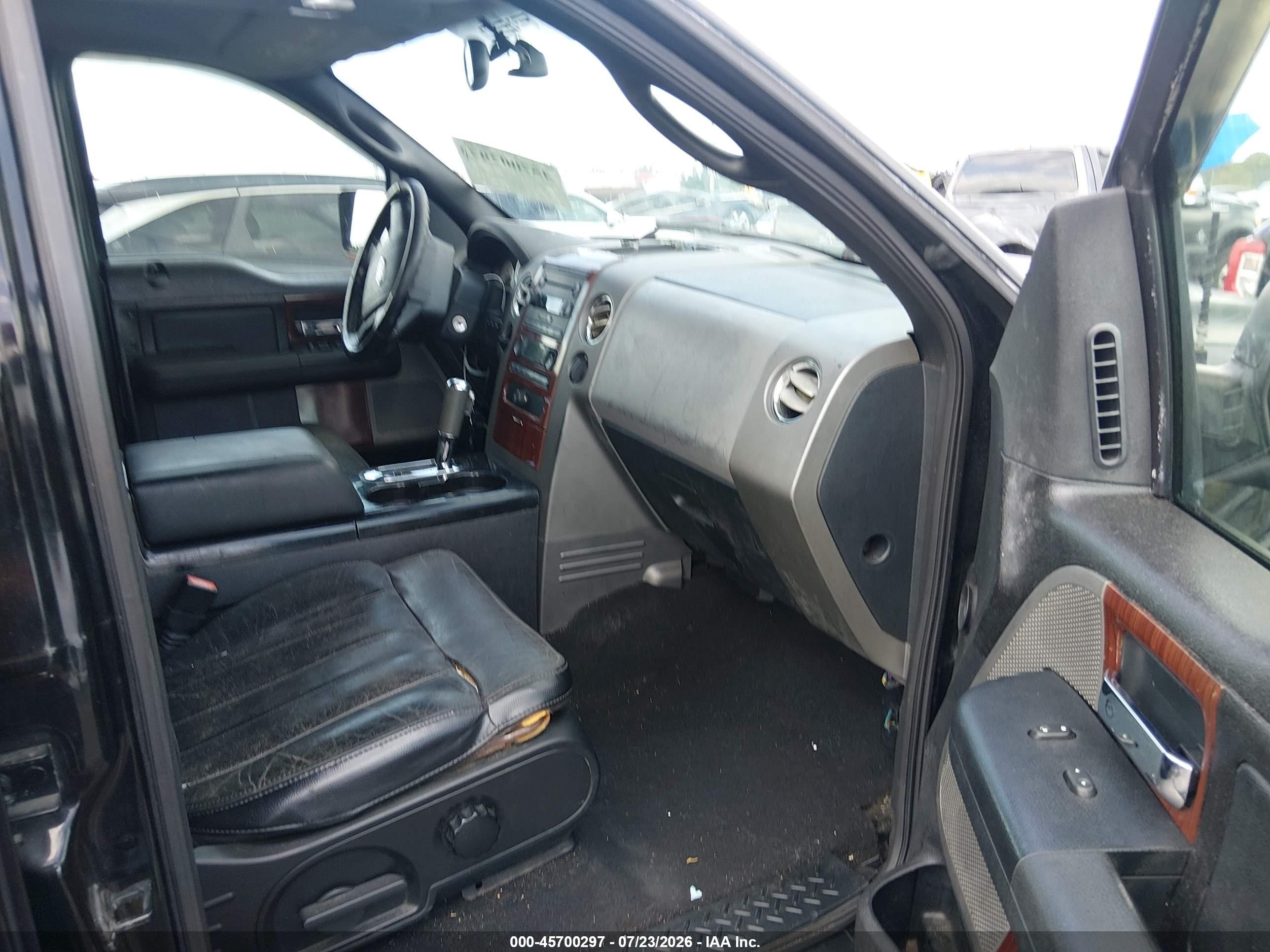 2005 Ford F-150 Lariat/xlt Black vin: 1FTPW12525KE29194