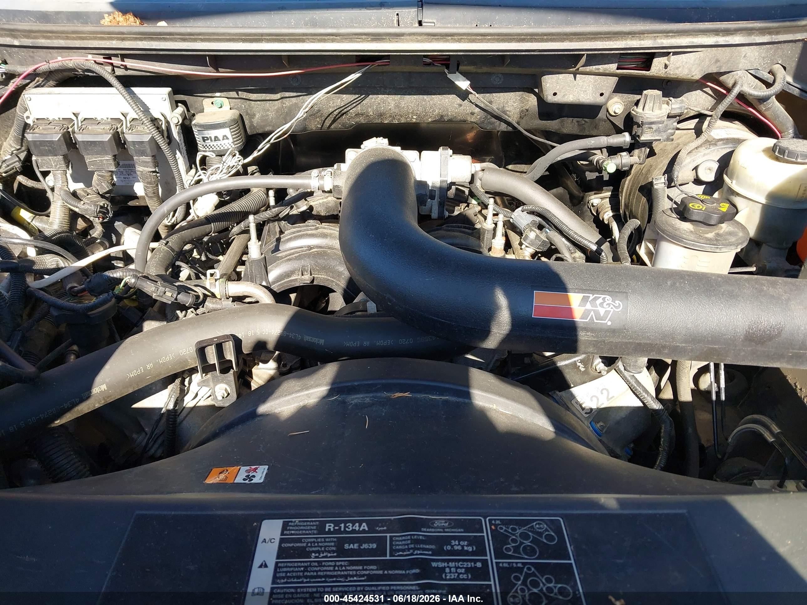 2005 Ford F-150 Lariat/xlt Black vin: 1FTPW12525KE66343