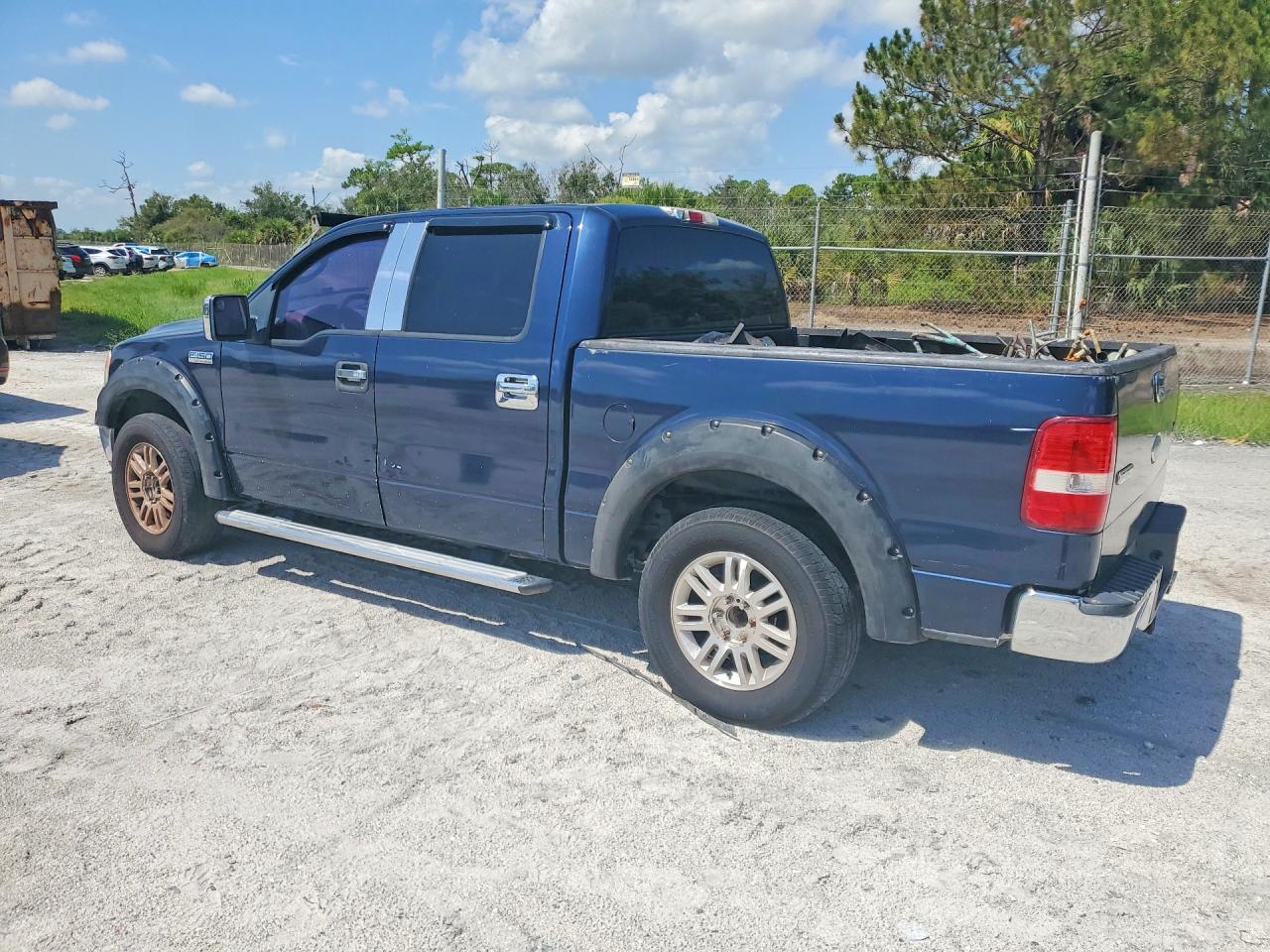 2005 Ford F150 Supercrew Blue vin: 1FTPW12525KE76838