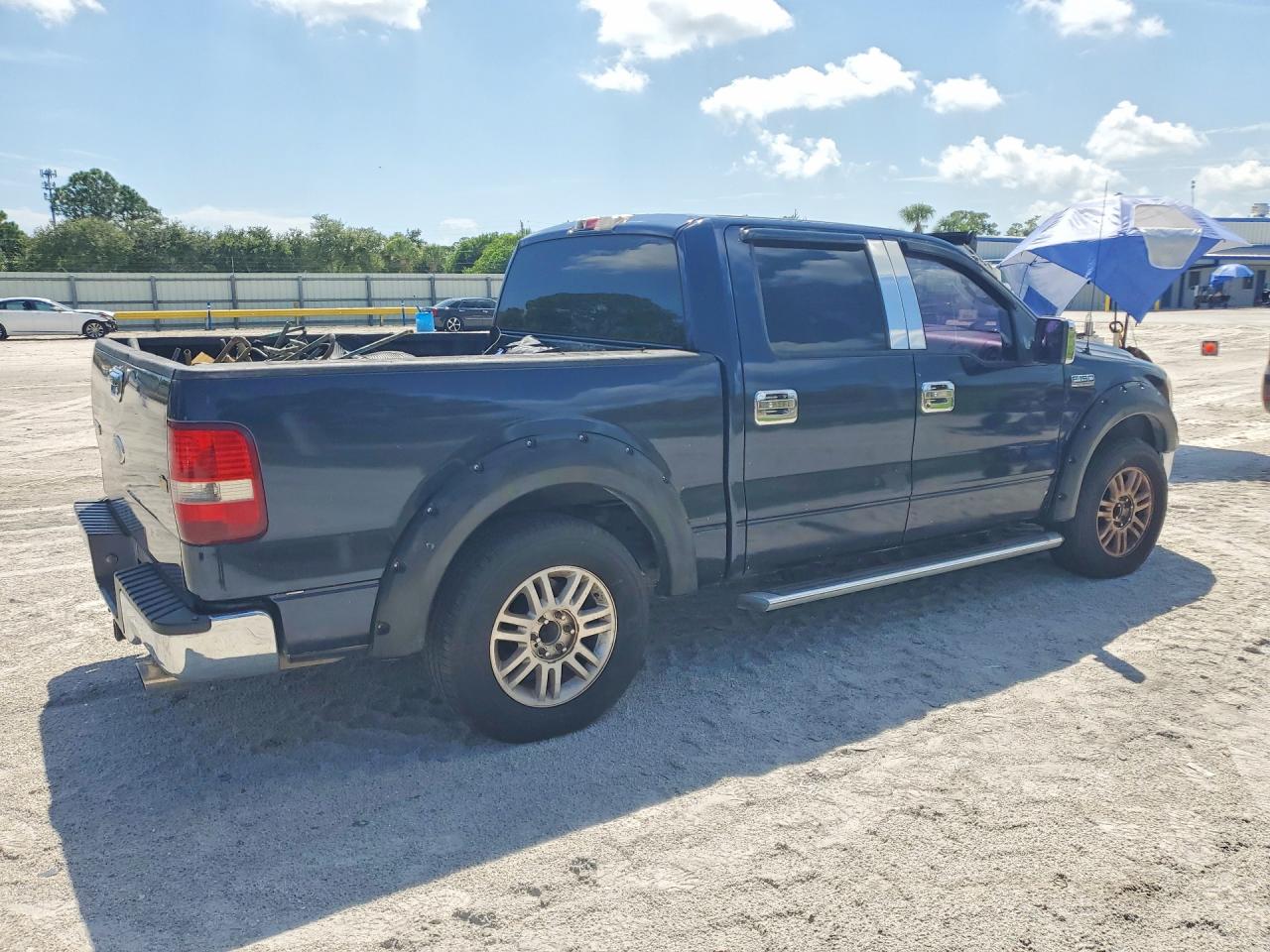 2005 Ford F150 Supercrew Blue vin: 1FTPW12525KE76838