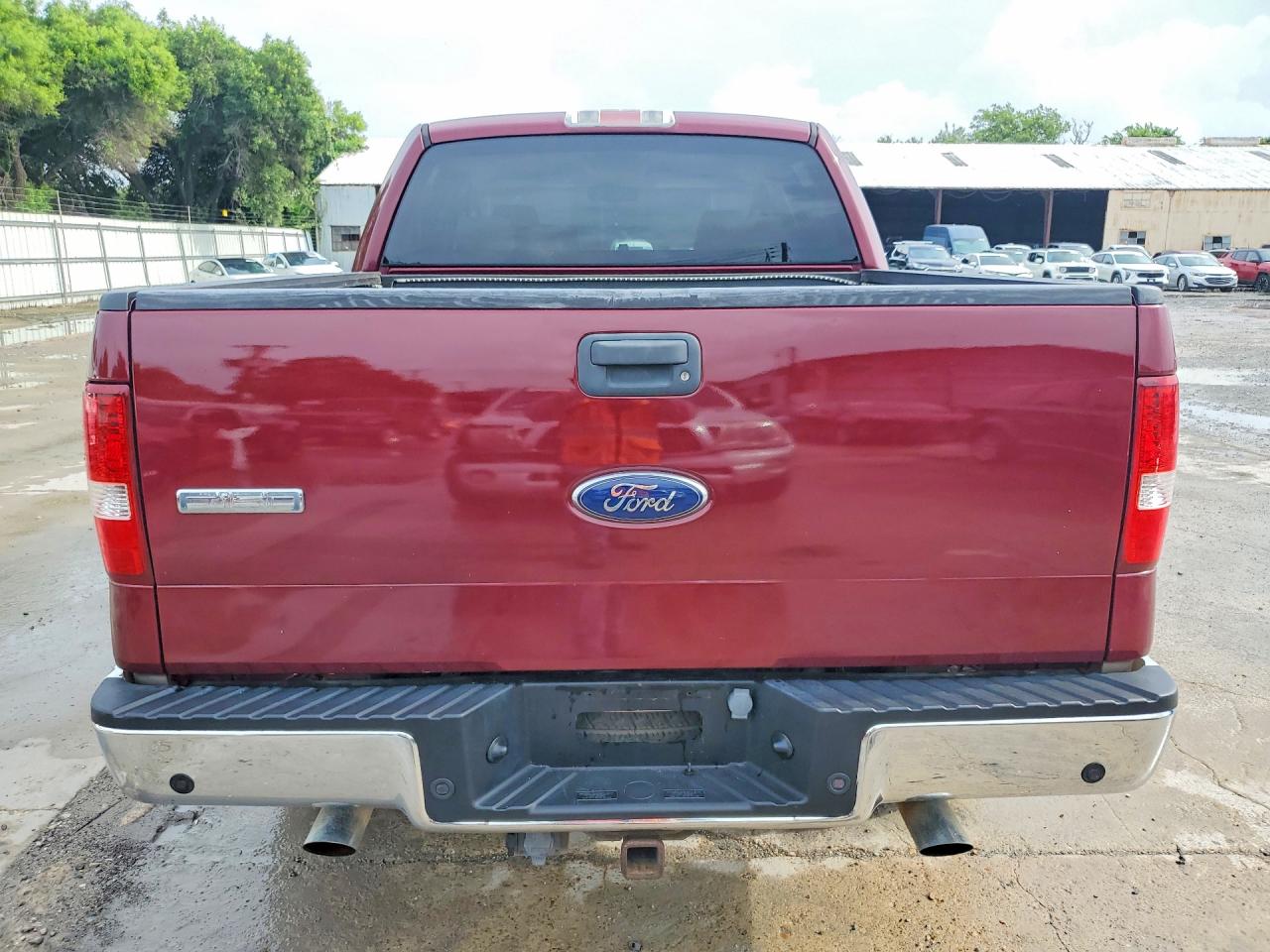 2006 Ford F150 Supercrew Burgundy vin: 1FTPW12526KB23629