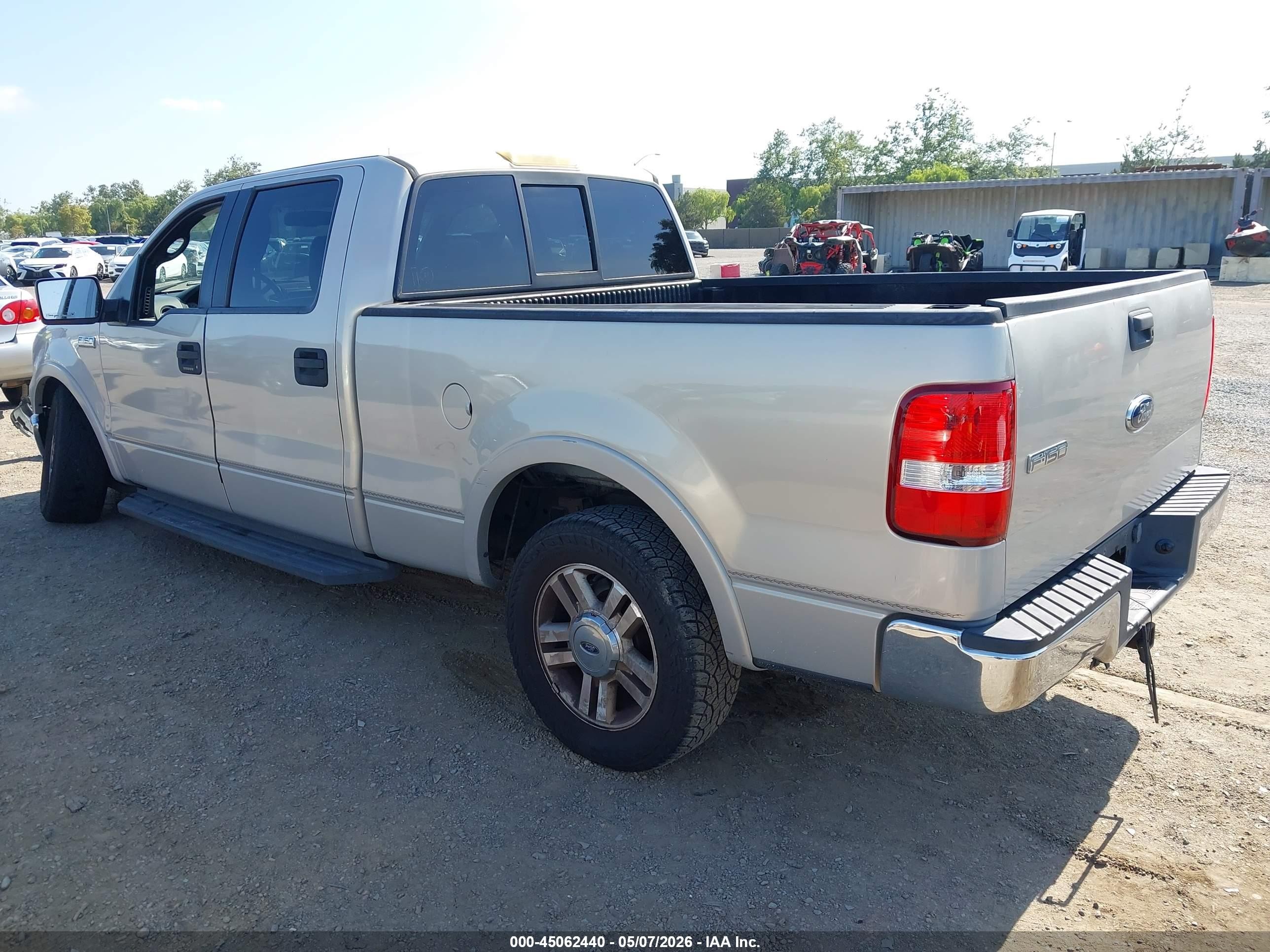 2006 Ford F-150 Lariat/xlt Silver vin: 1FTPW12526KD88180