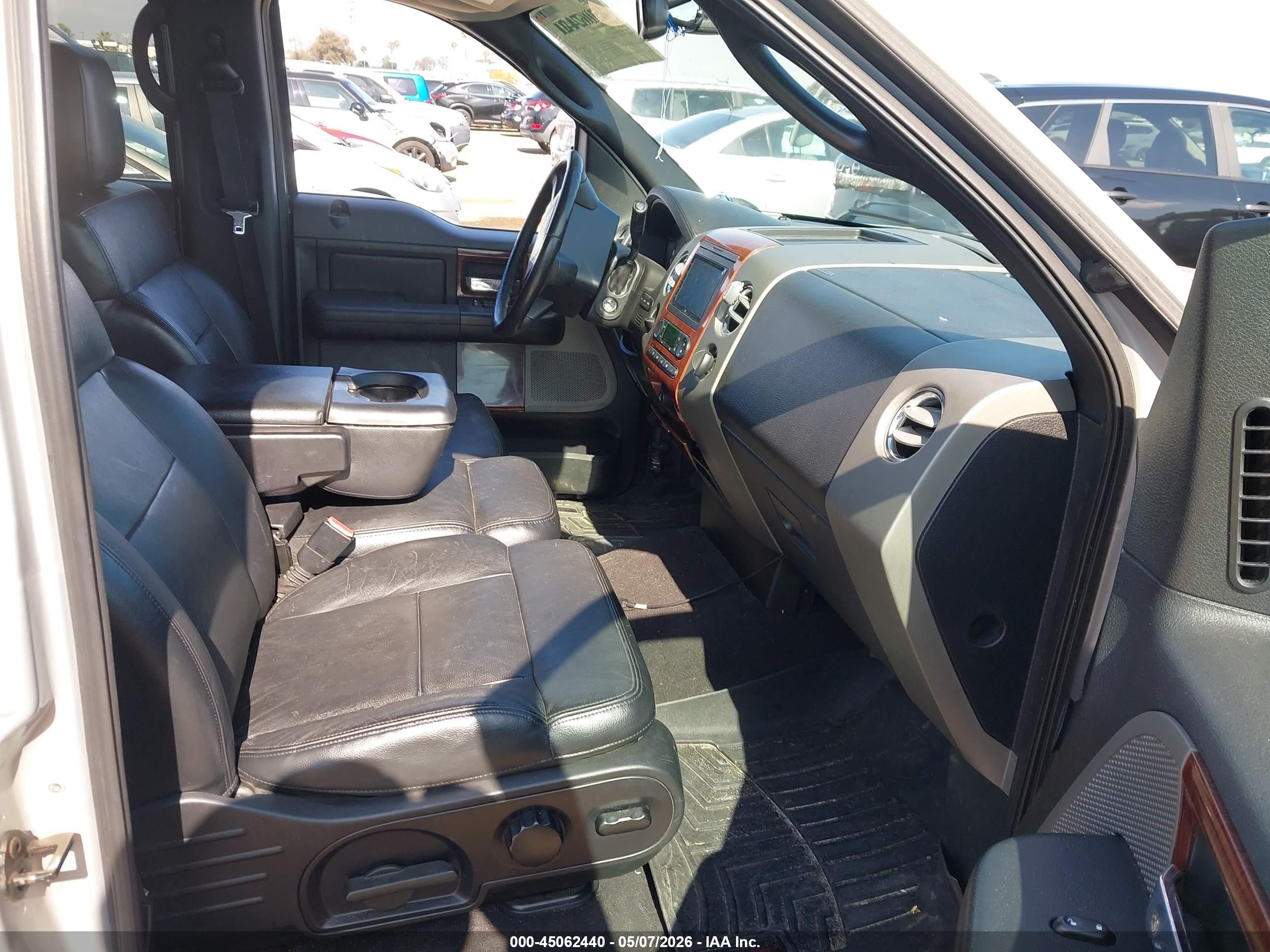 2006 Ford F-150 Lariat/xlt Silver vin: 1FTPW12526KD88180