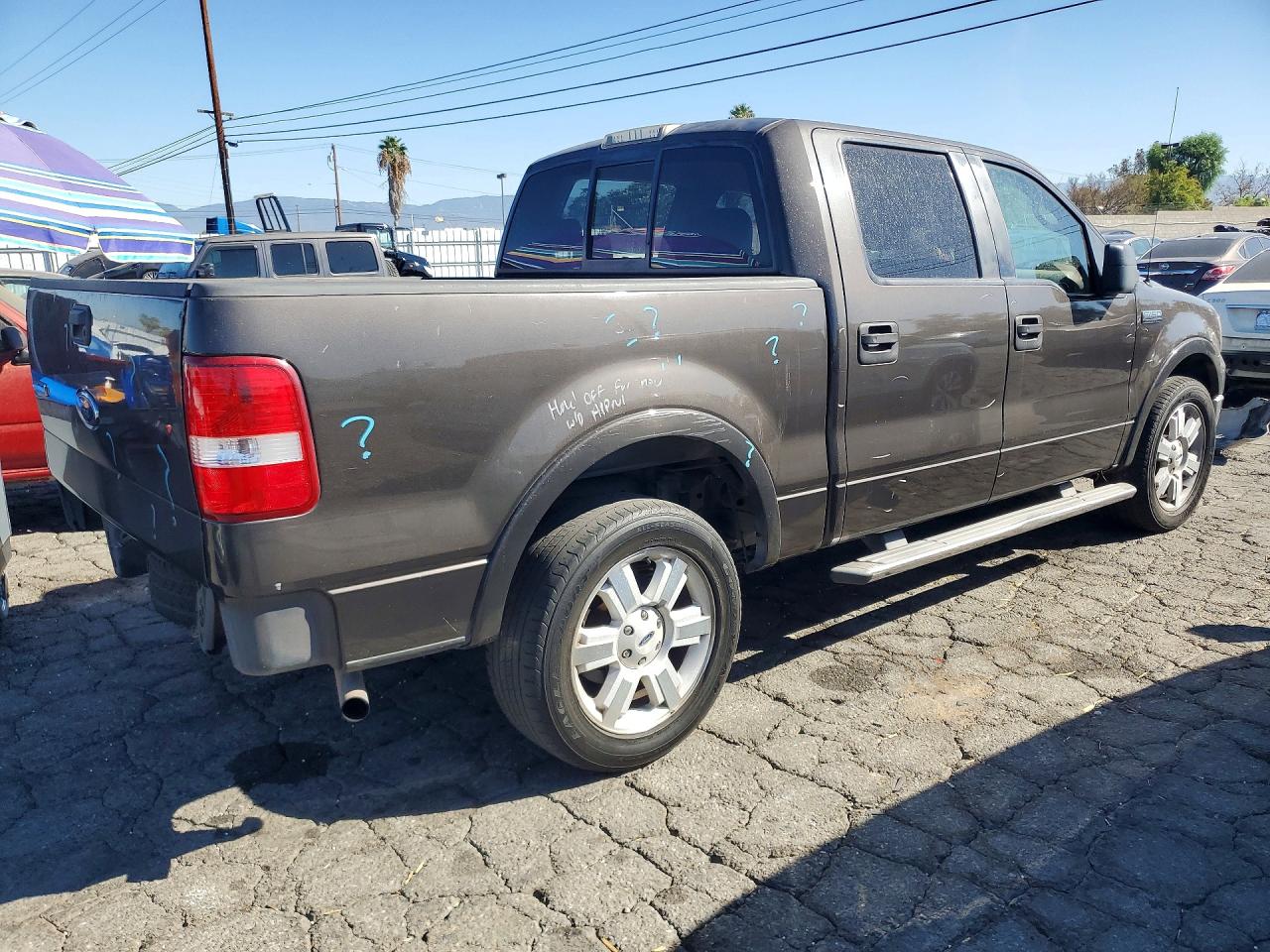 2007 Ford F150 Supercrew Gray vin: 1FTPW12527KC21240