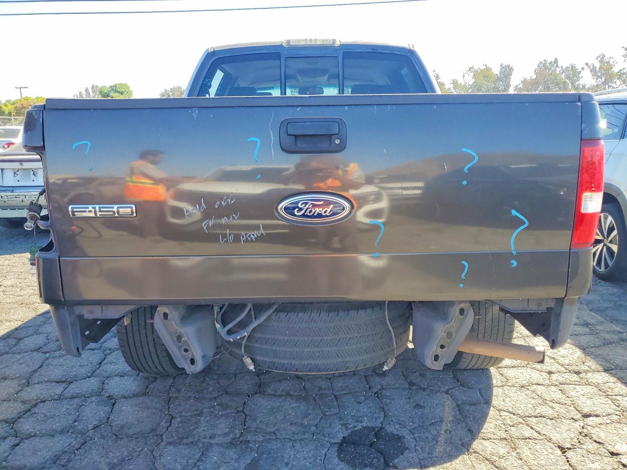 2007 Ford F150 Supercrew Gray vin: 1FTPW12527KC21240