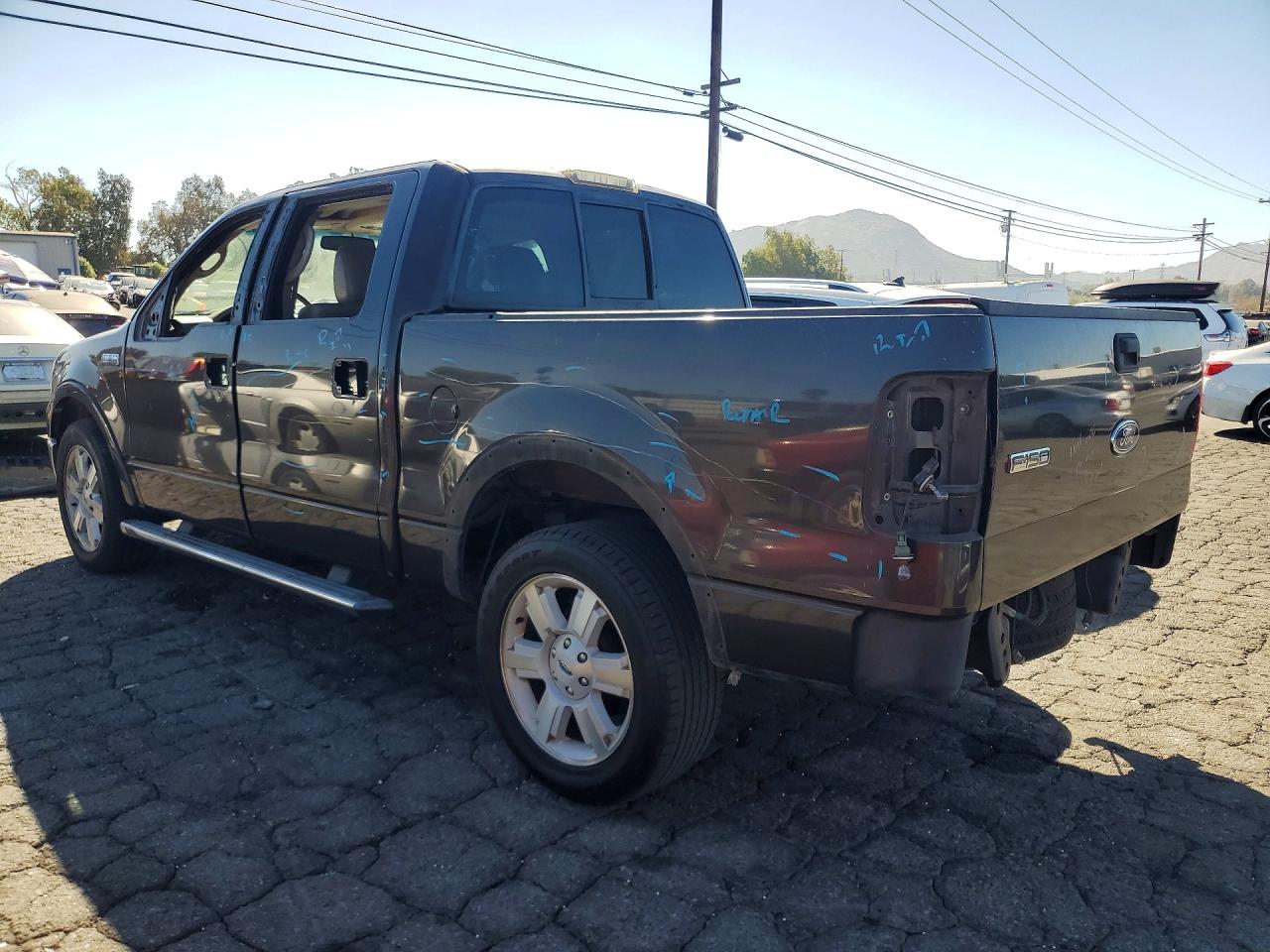 2007 Ford F150 Supercrew Gray vin: 1FTPW12527KC21240