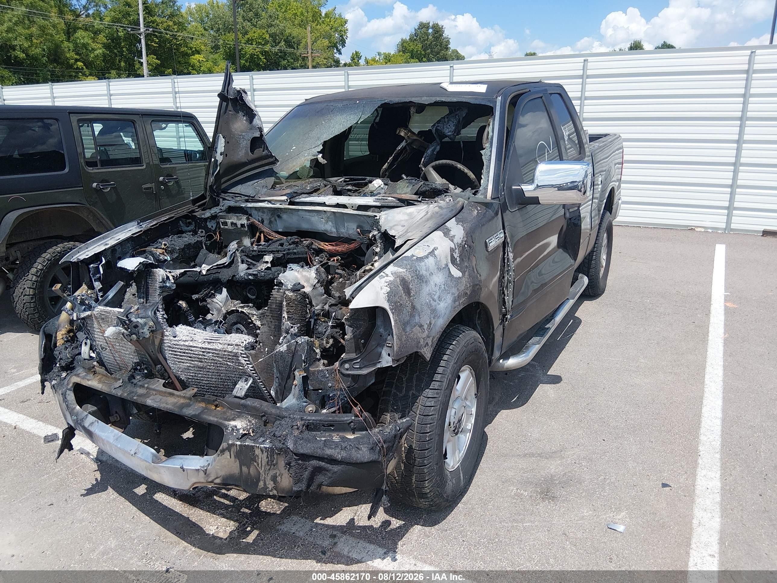 2004 Ford F-150 Lariat/xlt Black vin: 1FTPW12534KC21663