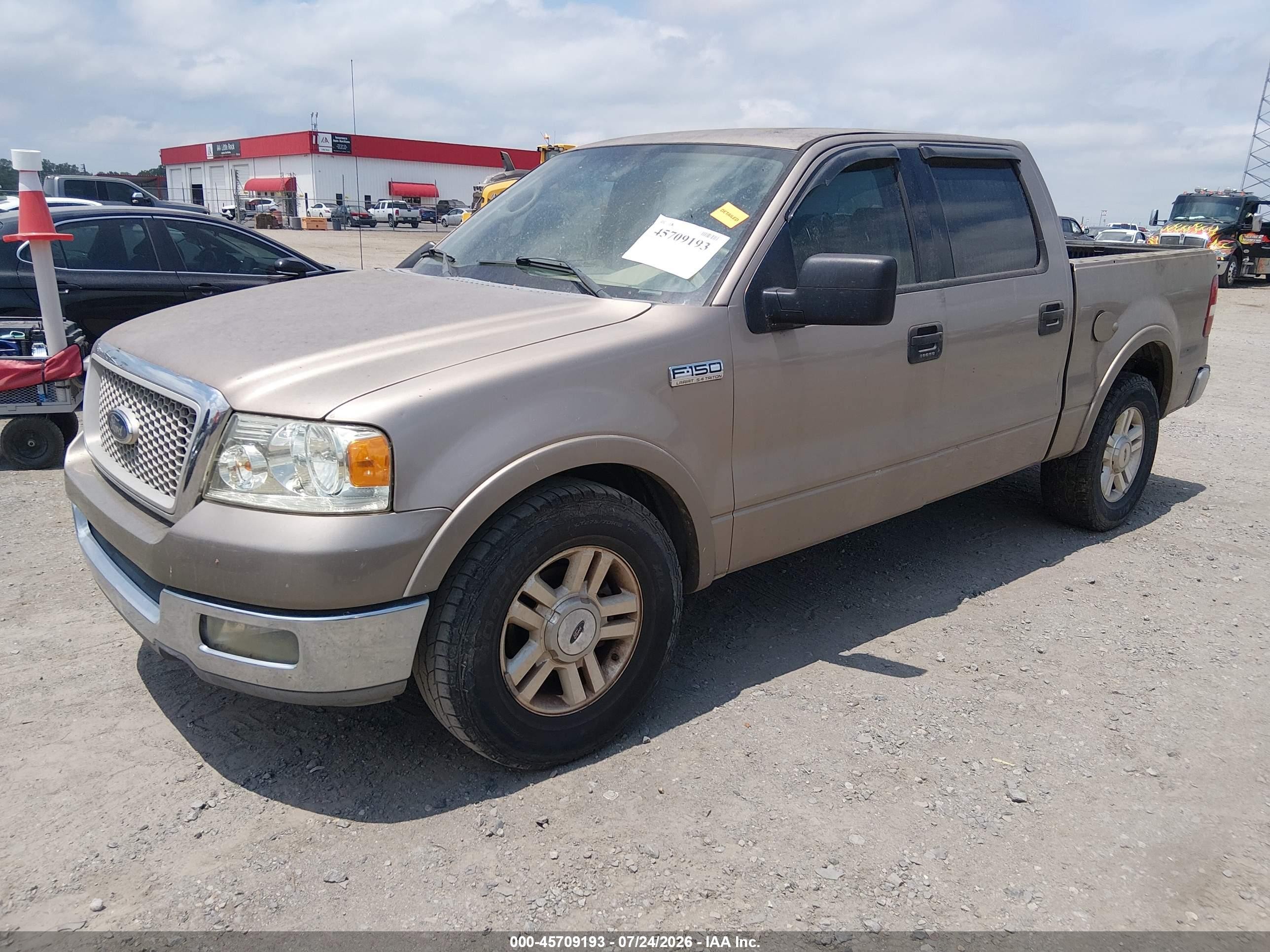 2004 Ford F-150 Lariat/xlt Beige vin: 1FTPW12534KC51598