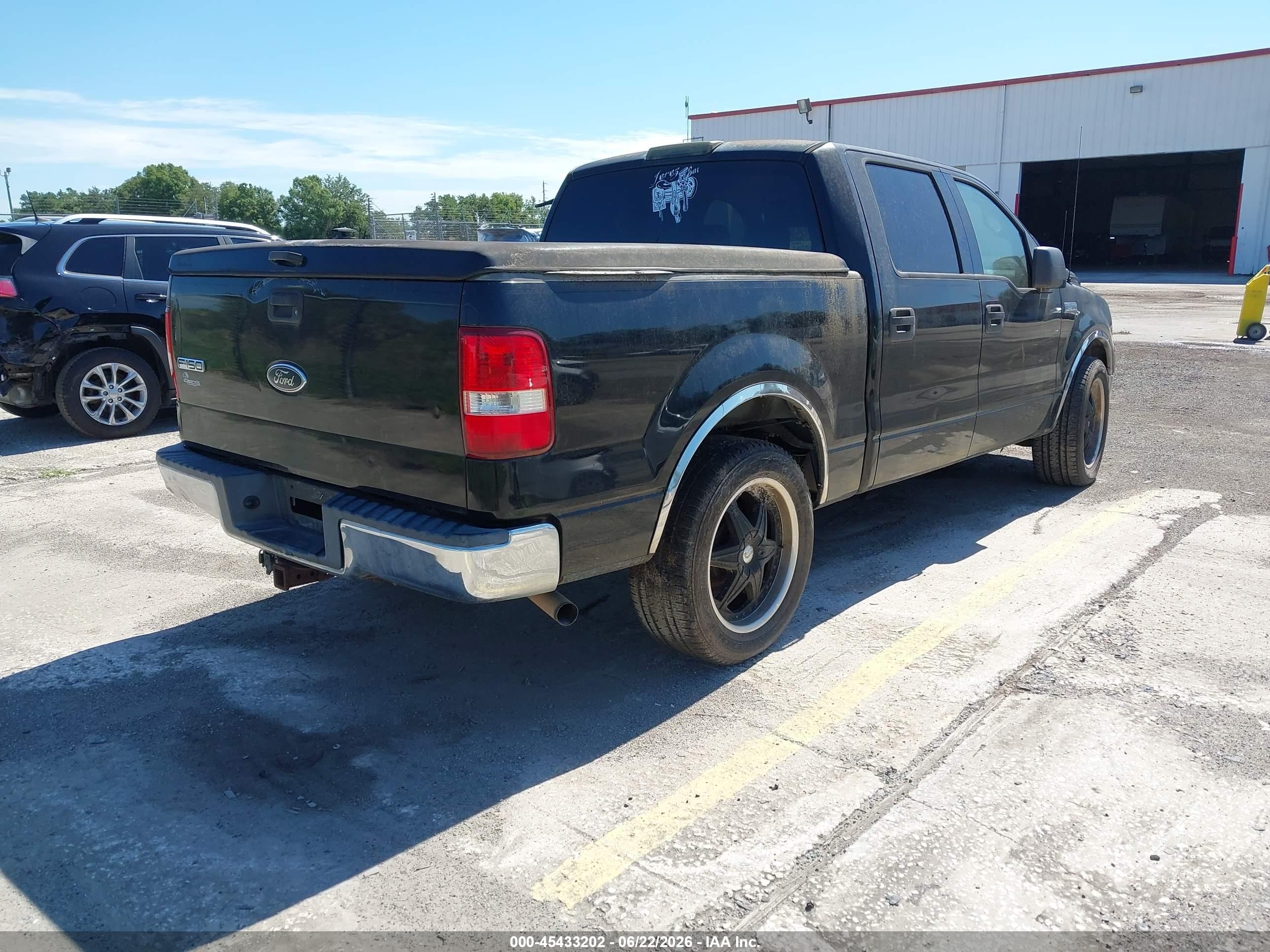 2004 Ford F-150 Lariat/xlt Black vin: 1FTPW12534KD38241