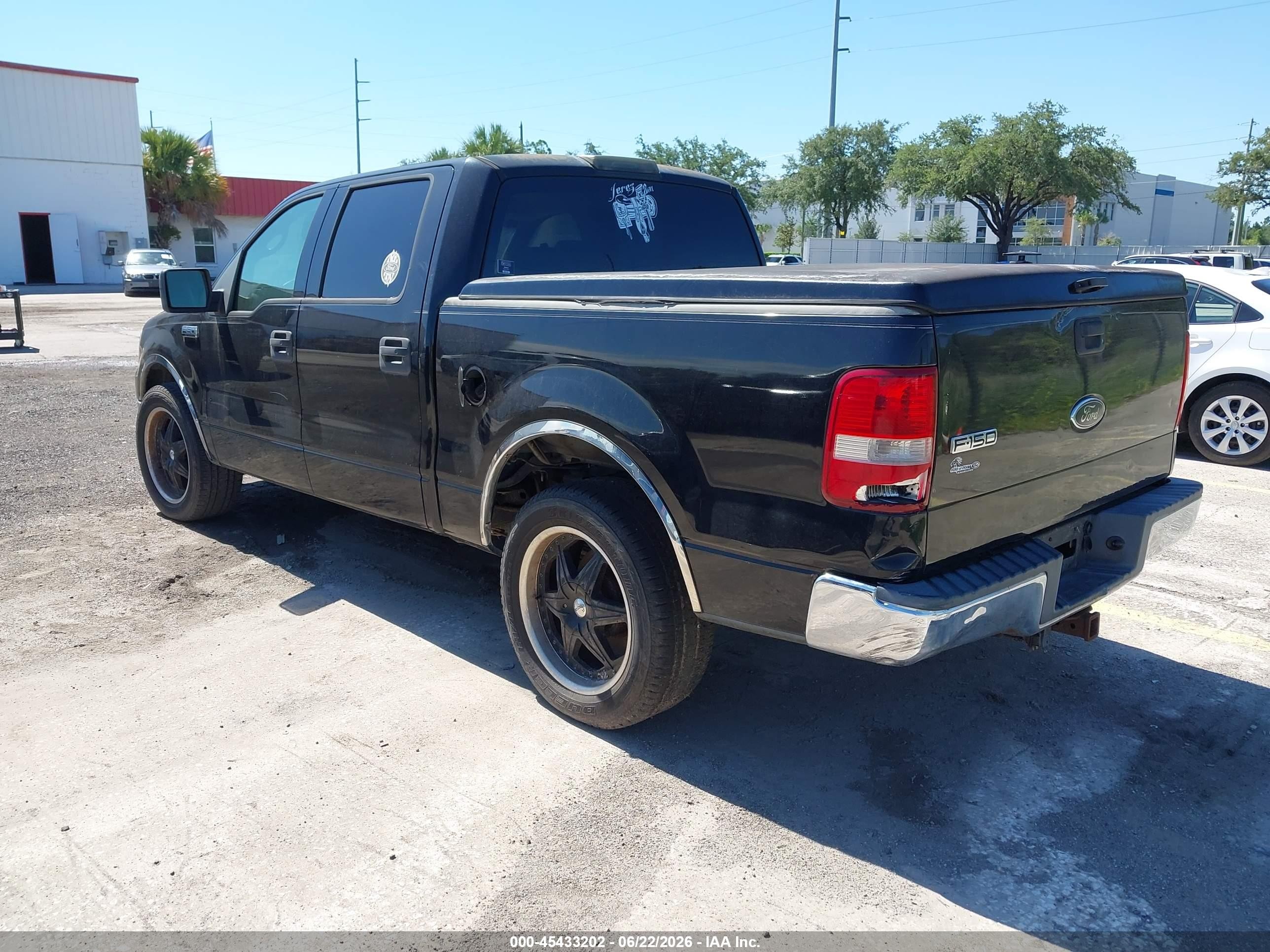 2004 Ford F-150 Lariat/xlt Black vin: 1FTPW12534KD38241