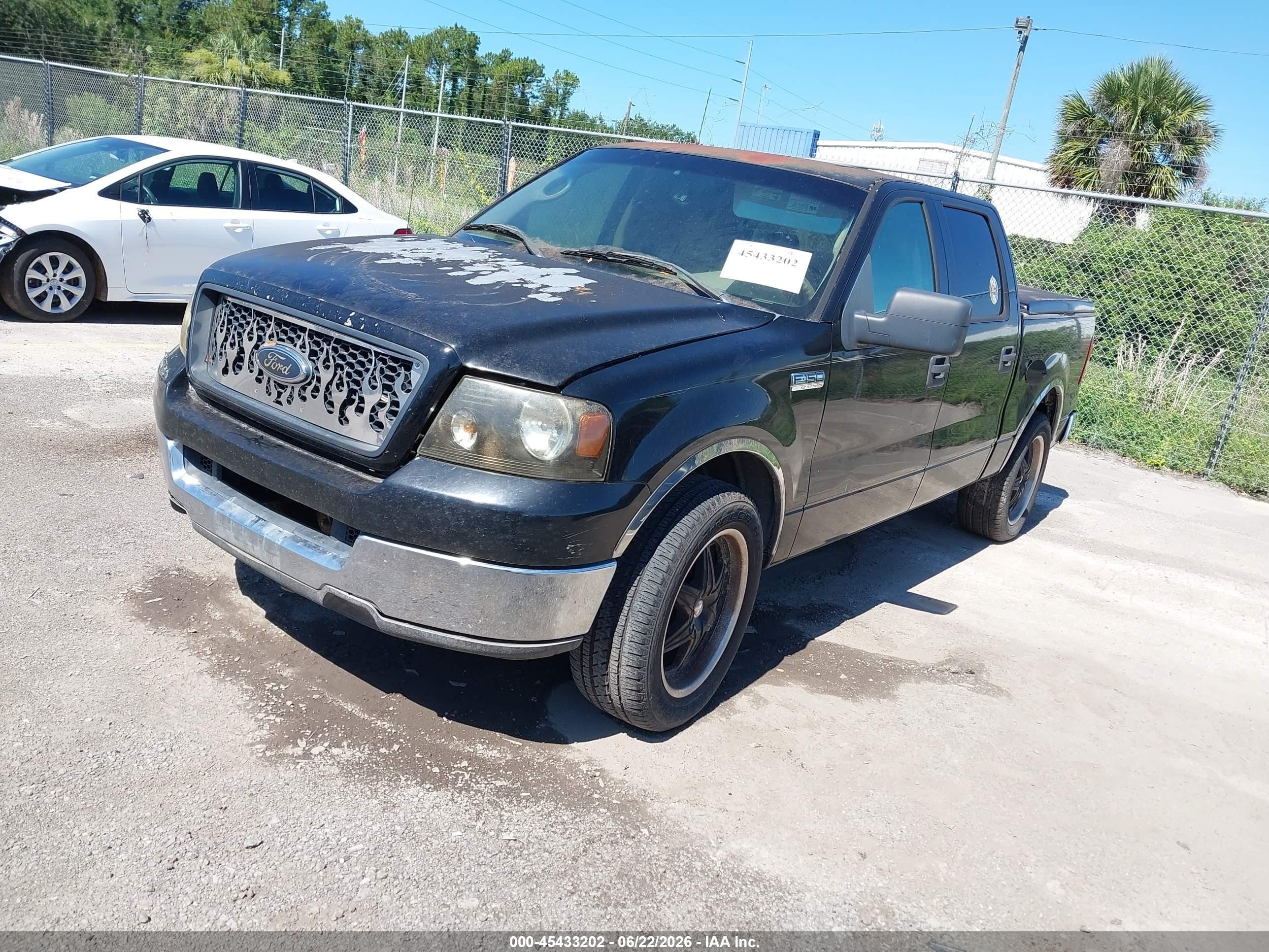 2004 Ford F-150 Lariat/xlt Black vin: 1FTPW12534KD38241