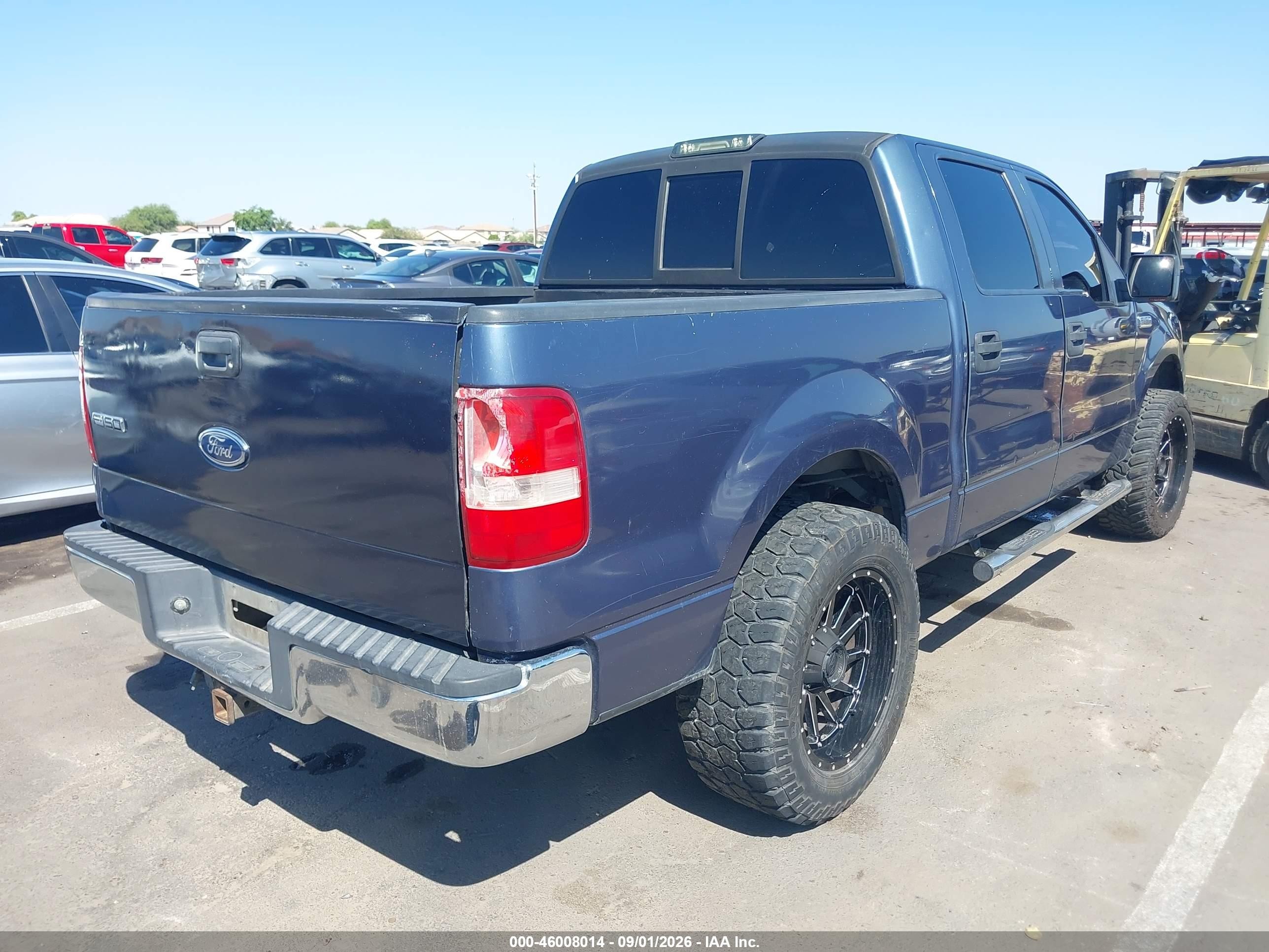 2005 Ford F-150 Lariat/xlt Blue vin: 1FTPW12535FA54912